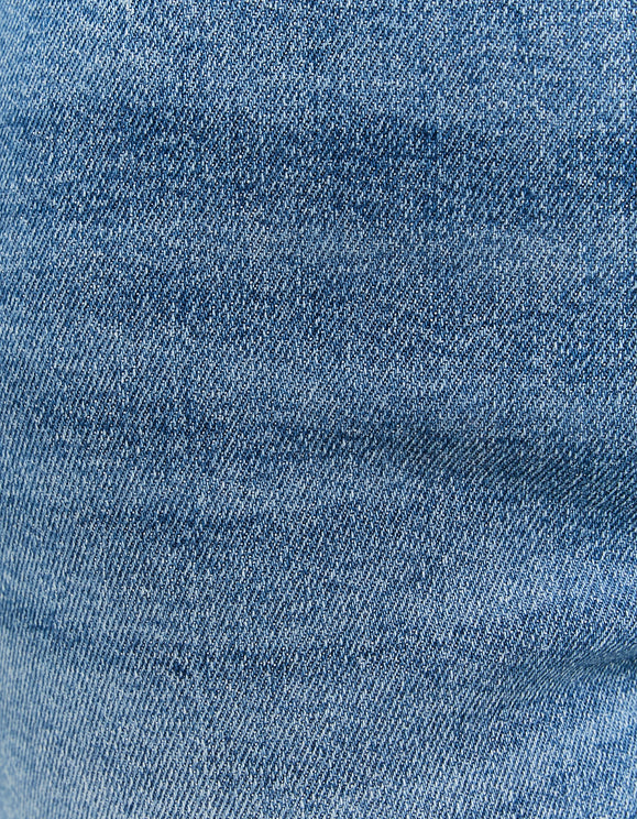 Tally Weijl Blue Mid Waist Wide Leg Jeans Blue flat front view
