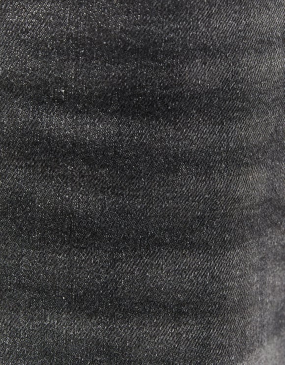 Wide Leg High Waist Black Jeans