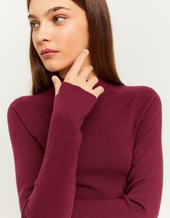 Ladies Knit Sweater-Closer View of Front