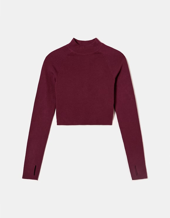 Ladies Knit Sweater-Ghost Front View