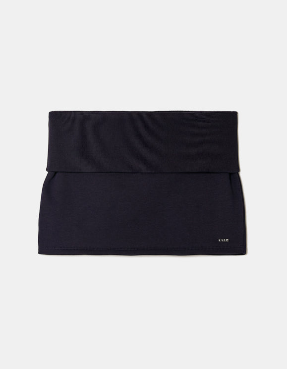Tally Weijl Blue Mini Skirt Blue back view