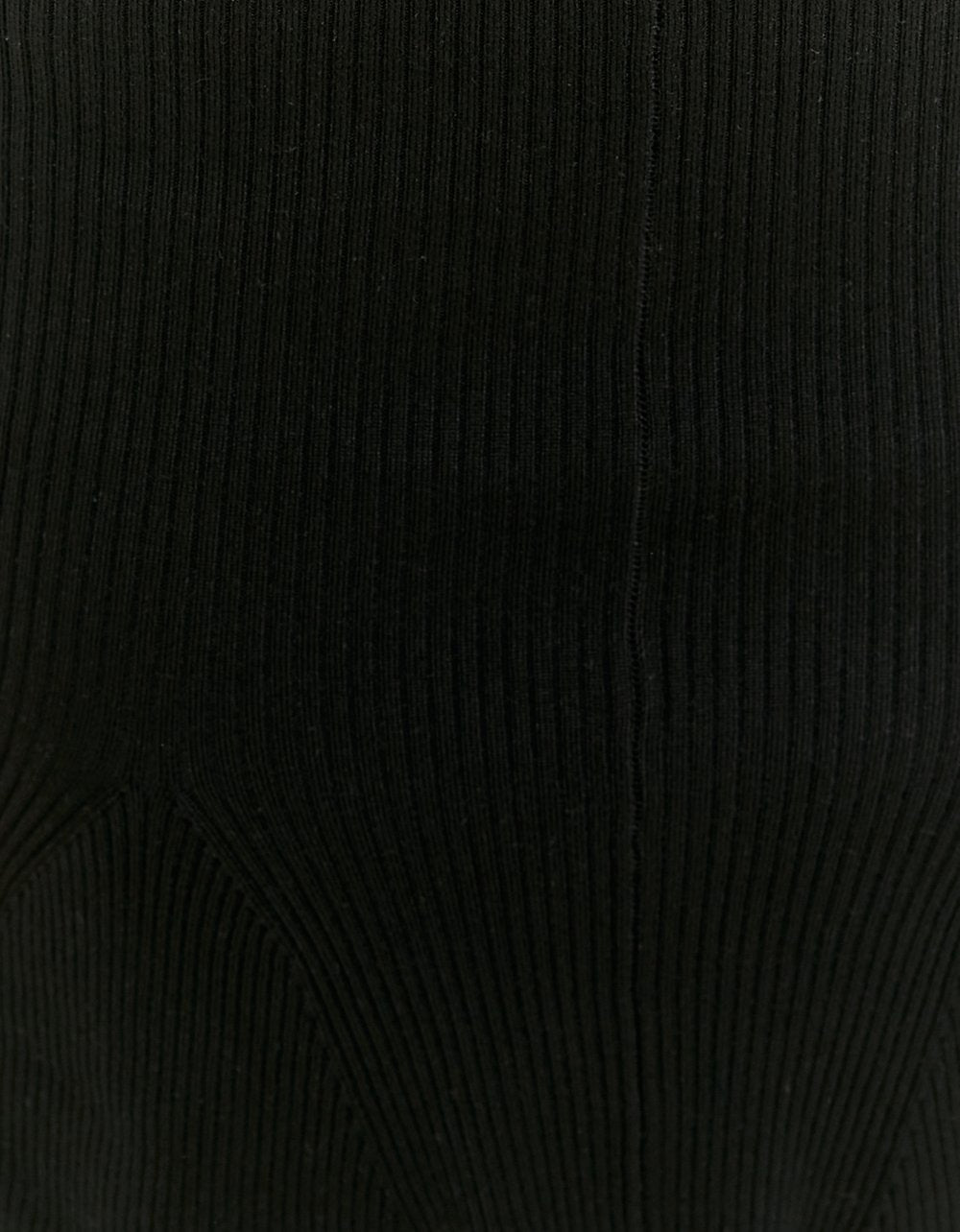 Tally Weijl Black A-Line Knitted Skirt Black side view