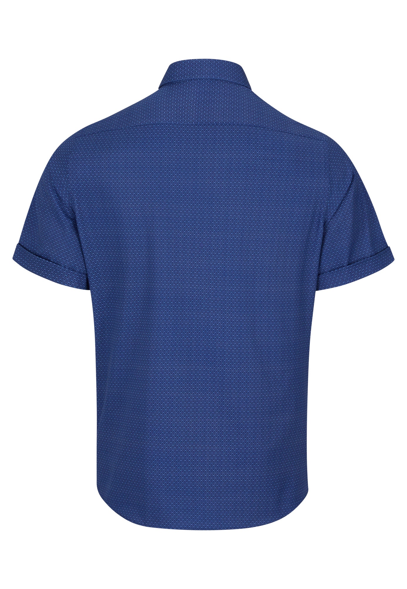 6TH SENSE 6th Sense Royal Blue Short Sleeve Shirt Royal Blue model front view