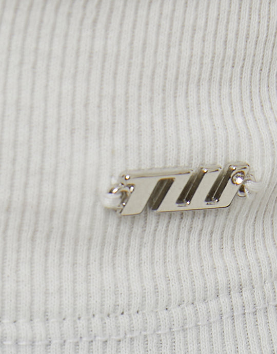 Tally Weijl White / Navy T-Shirt With Long Sleeves White/Navy detail view