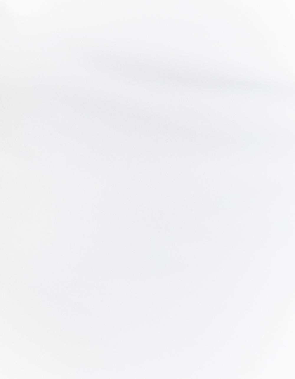 Tally Weijl White Blackless Basic Top White flat front view