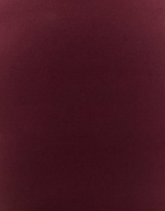 Tally Weijl Basic Burgundy T-Shirt with Long Sleeves Burgundy side view