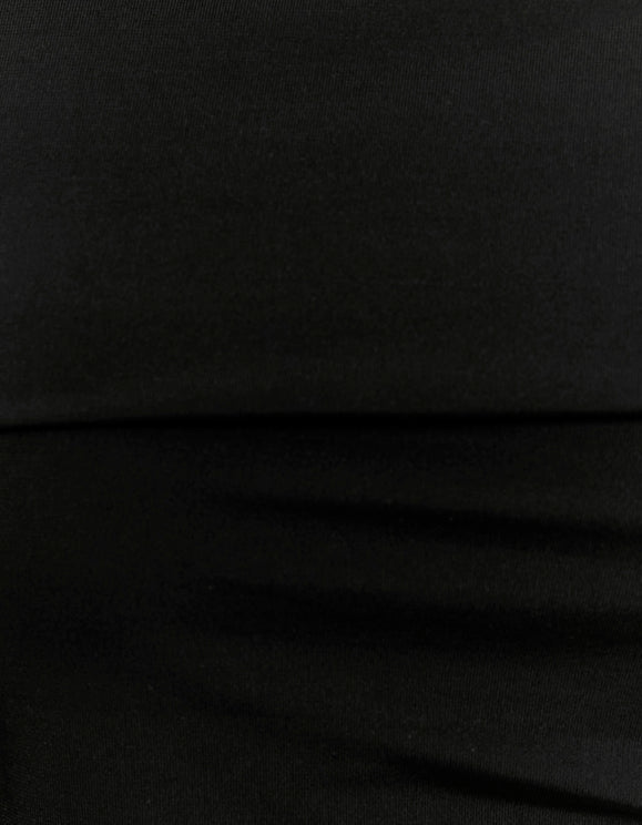 Tally Weijl Asymmetric Basic Black Top BLACK side view