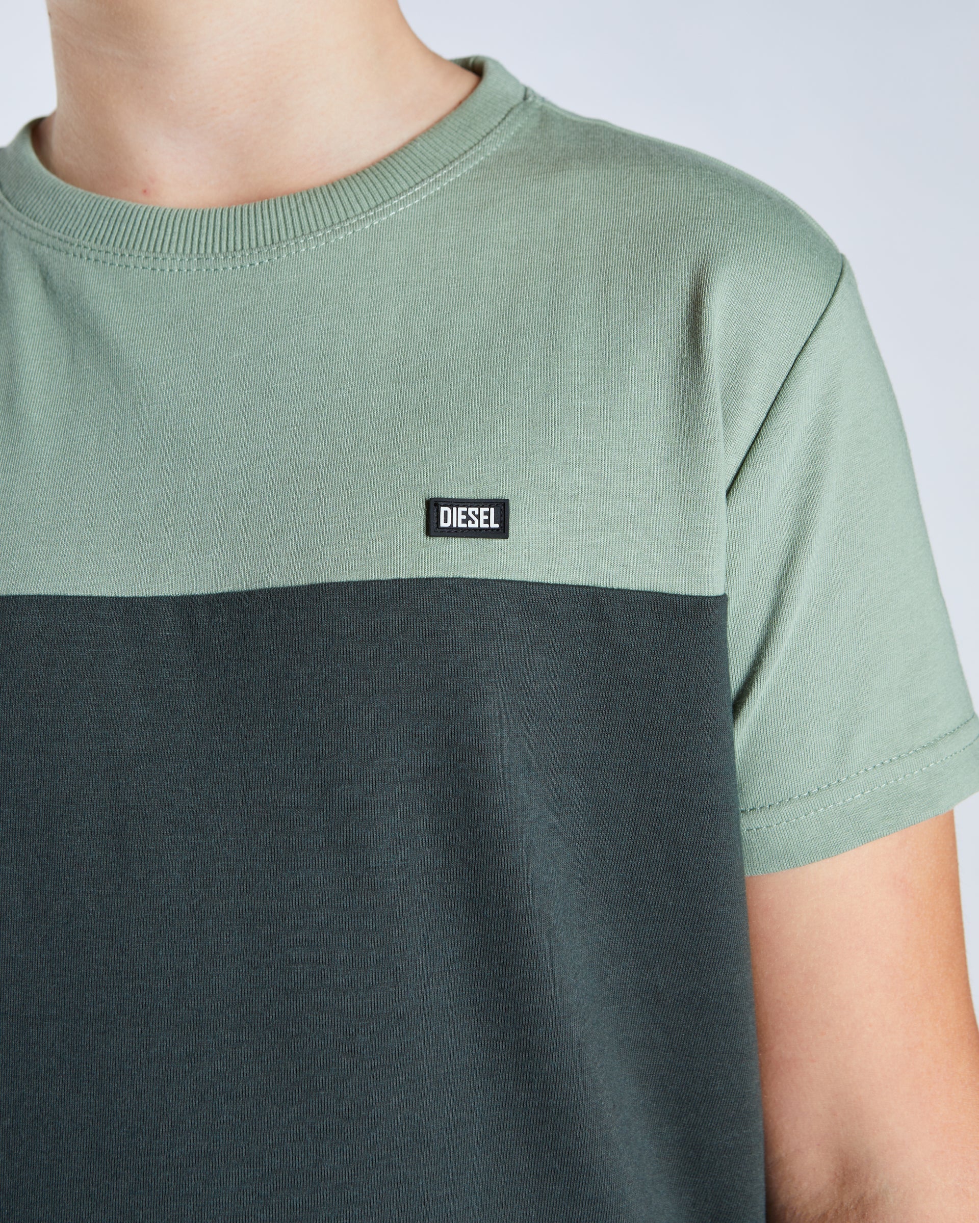 DIESEL KIDS Sydney Sage/Olive Sage/Olive Tee Sage/Olive back view