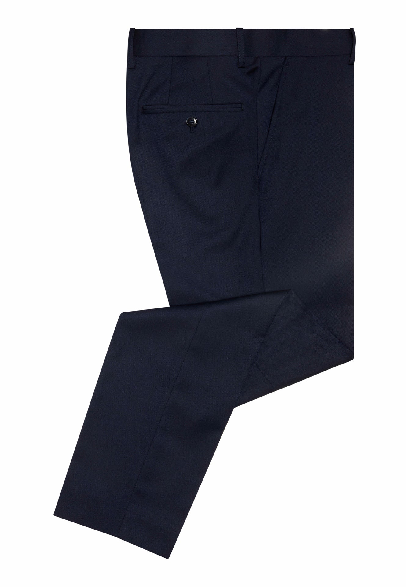 Men's Valley Navy Trousers-Side View