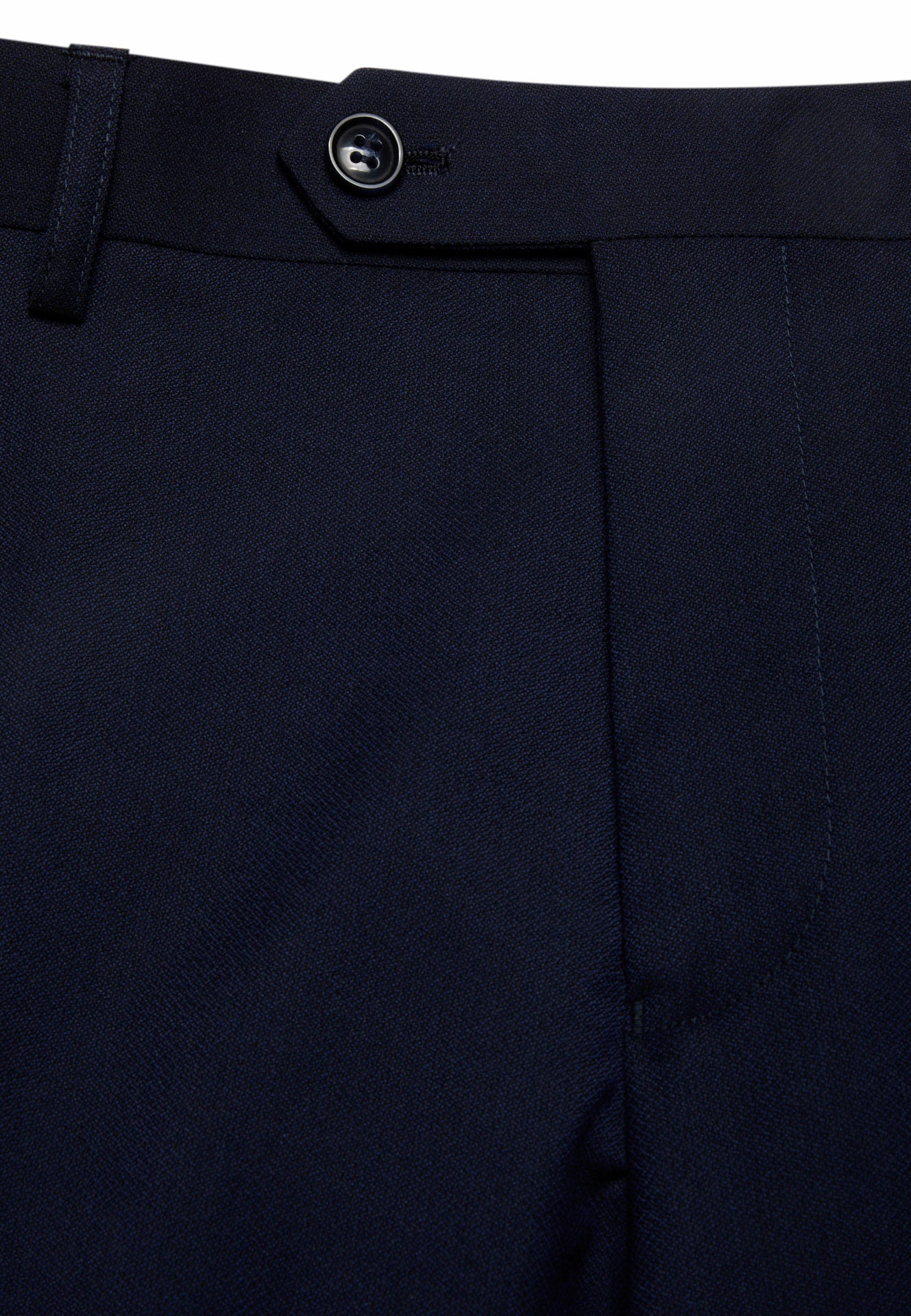Men's Valley Navy Trousers-Button View