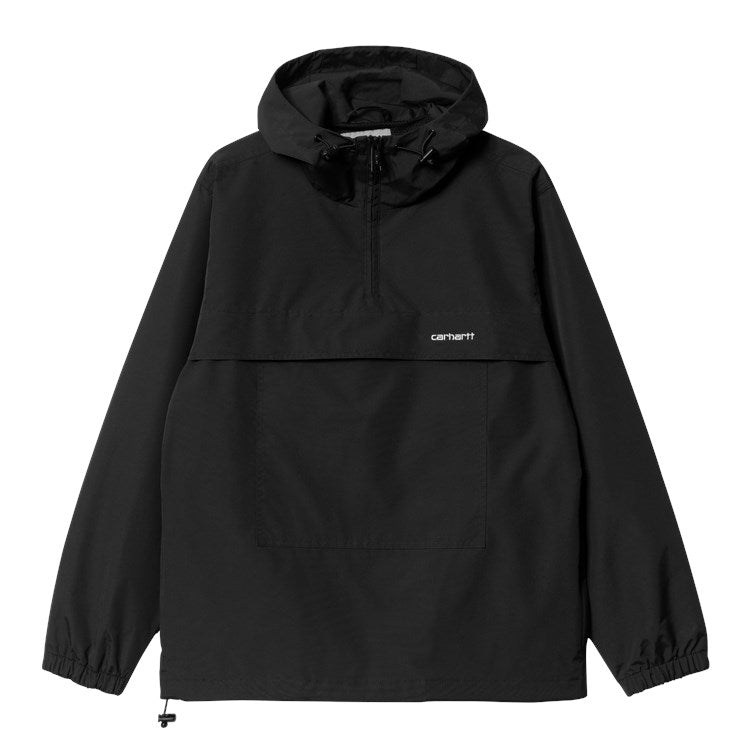 Windbreaker Pullover-Black/White