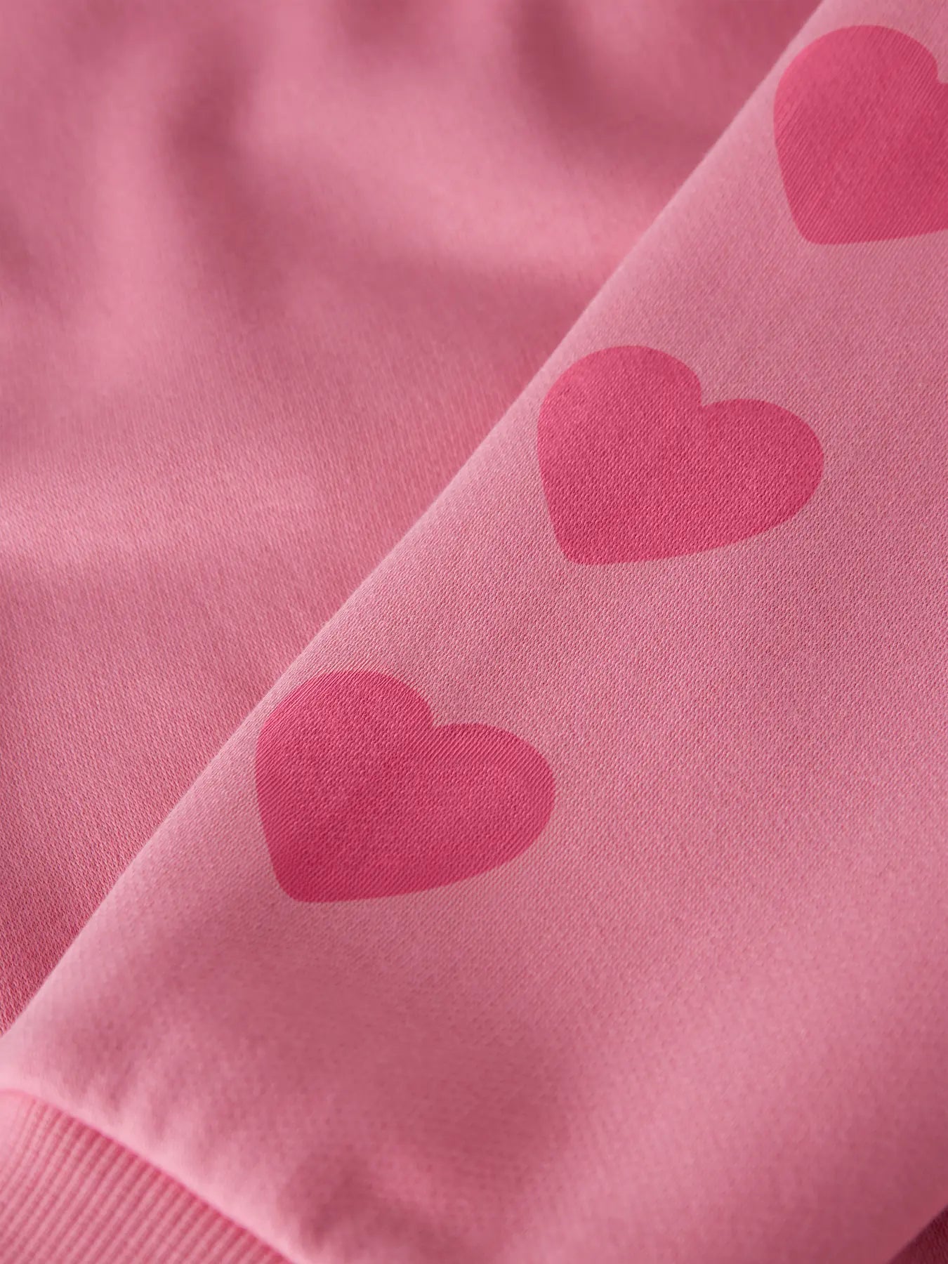 NAME IT Girls Limonna Sweatshirt in Flowering Ginger sleeve detail view