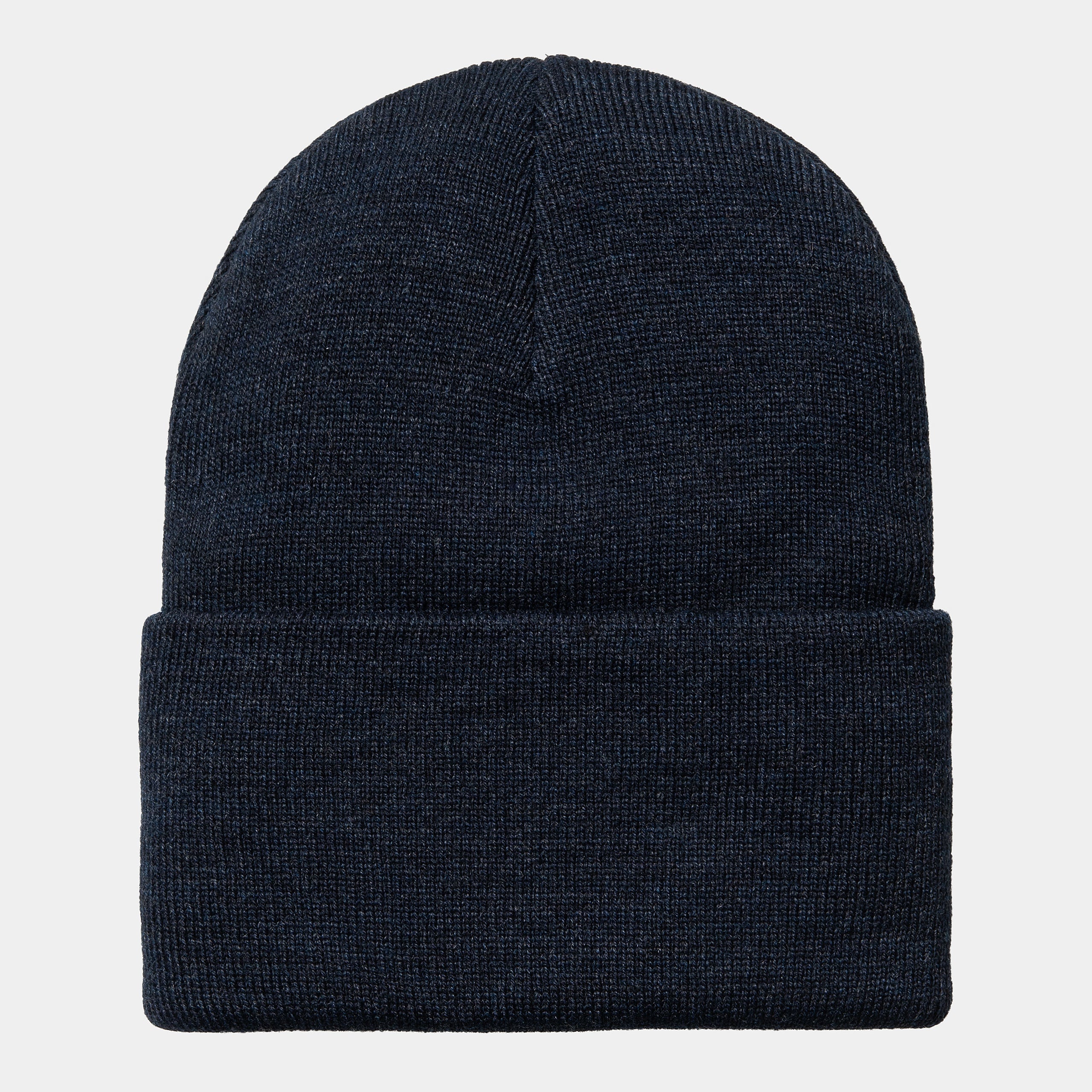 Carhartt WIP Acrylic Watch Hat-Dark Navy Heather Dark Navy Heather detail view