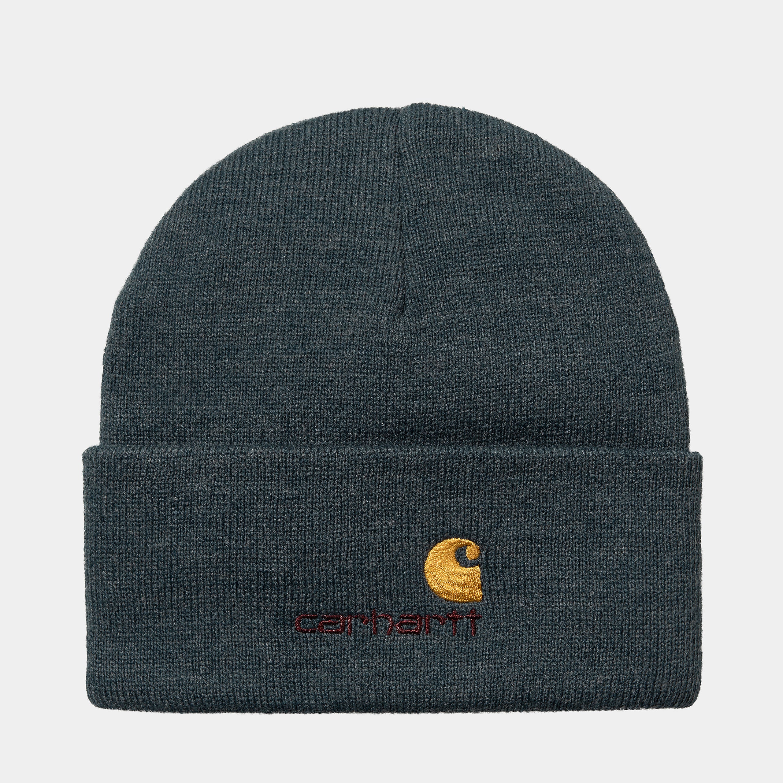 Carhartt WIP American Script Ore Beanie Ore front view