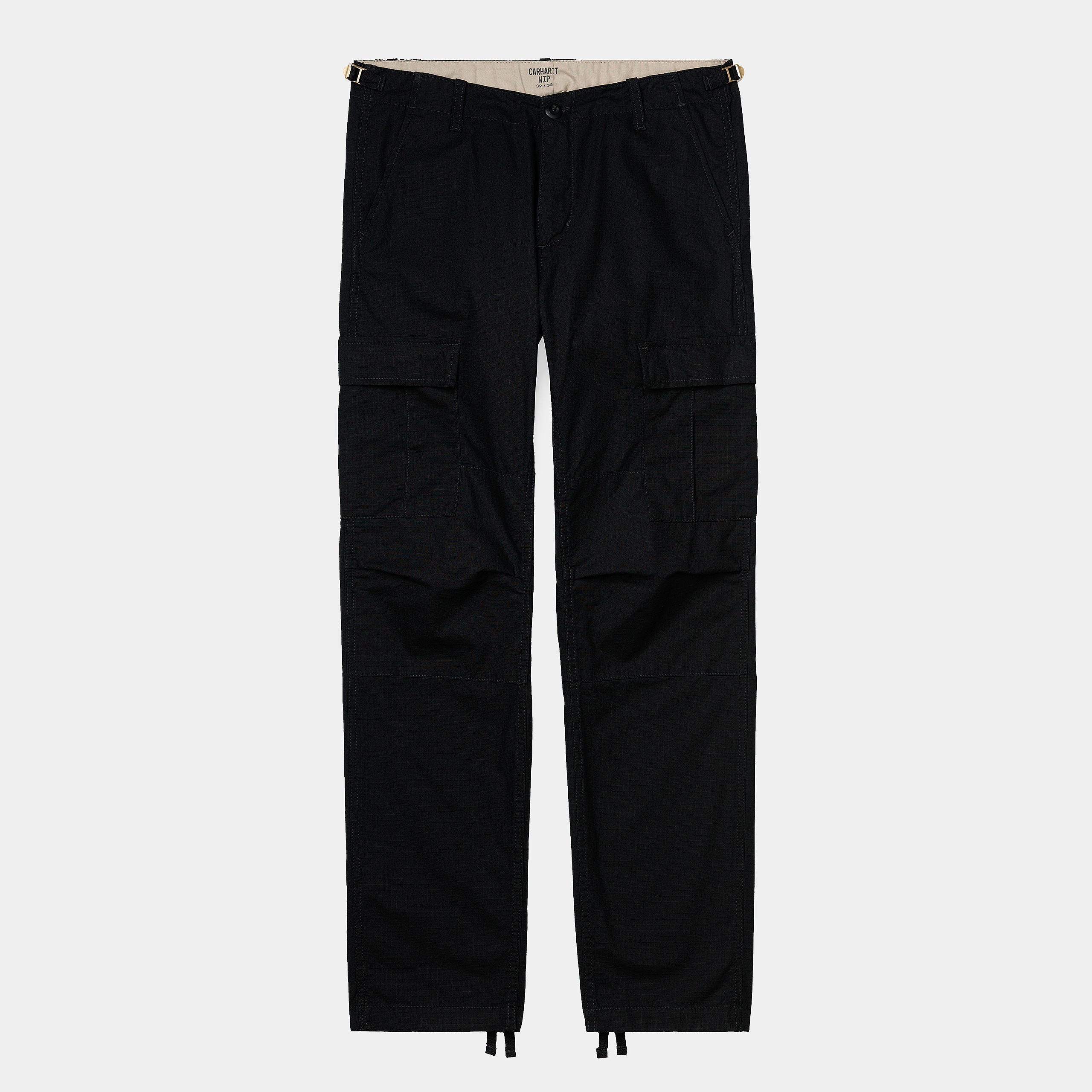 Men's Aviation Pant-Black-Front View