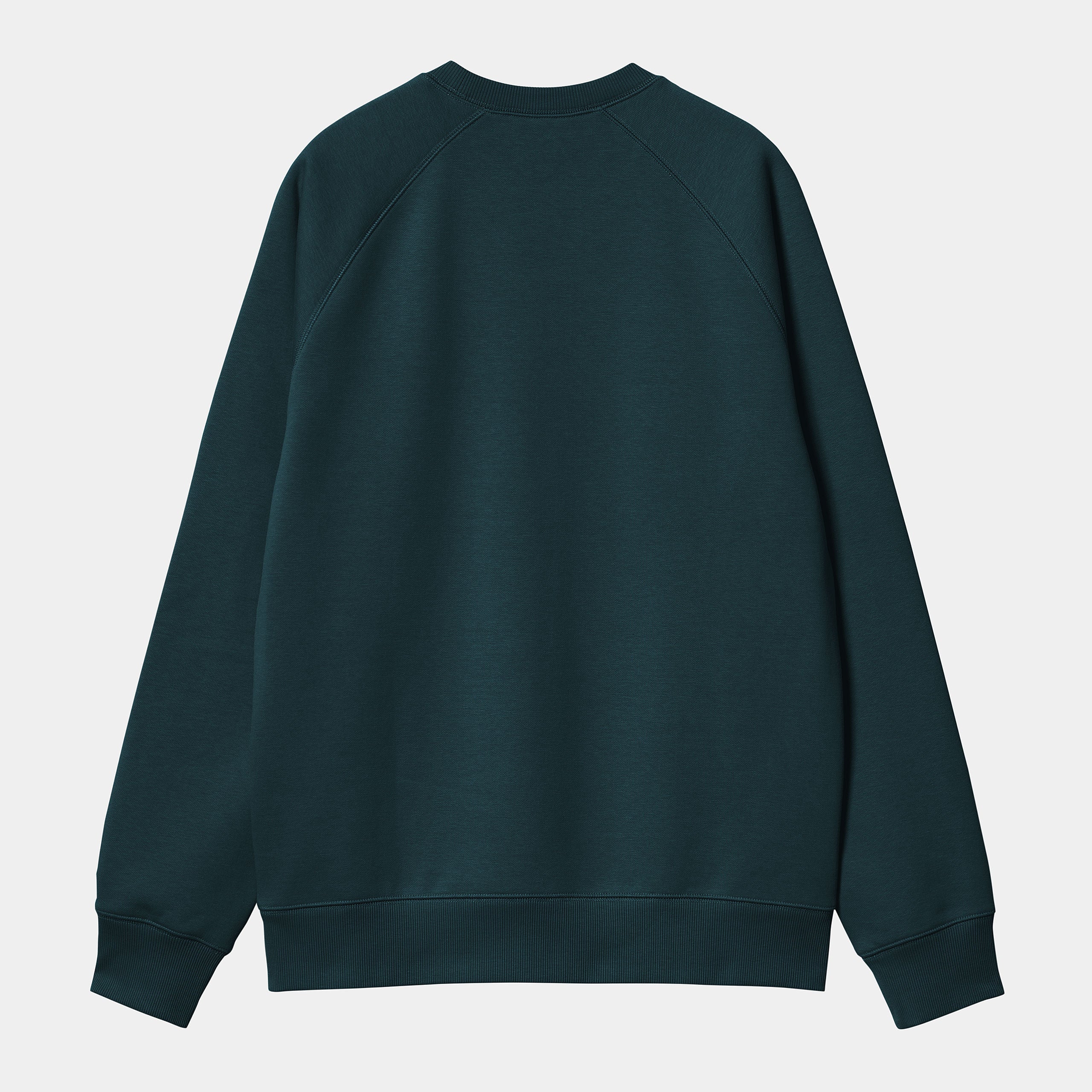Carhartt WIP Chase Sweat-Duck Blue / Gold Duck Blue / Gold back view
