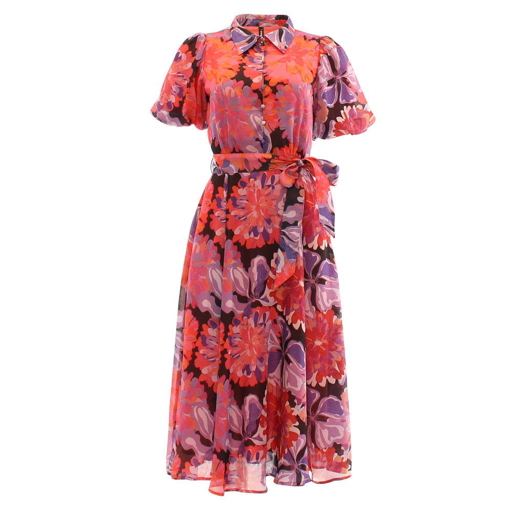 RANT & RAVE LADIES Ida Multi Midi Dress multi back view