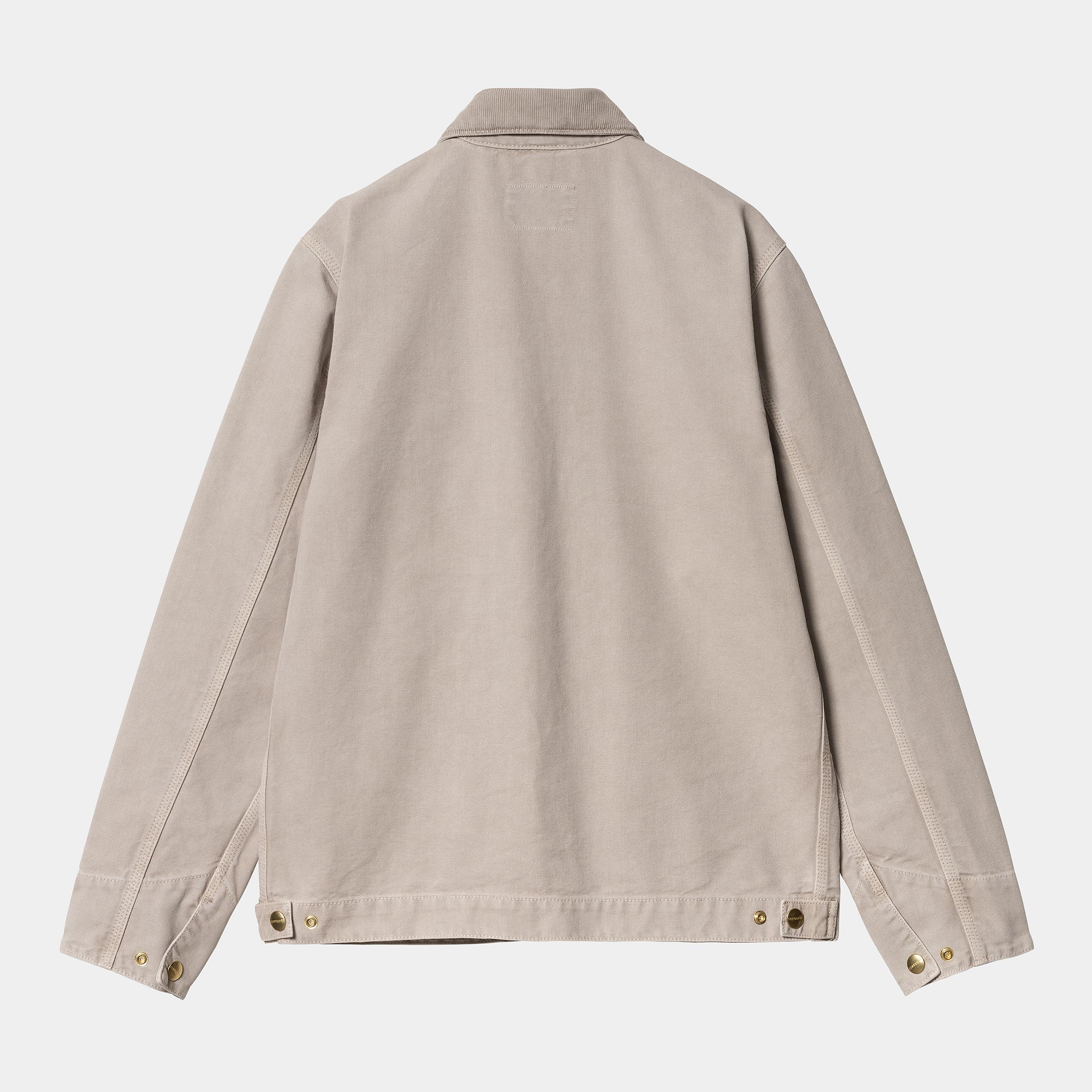Carhartt WIP Detroit Jacket-Dusky Beige / Dusky Beige Dusky Beige / Dusky Beige model front view