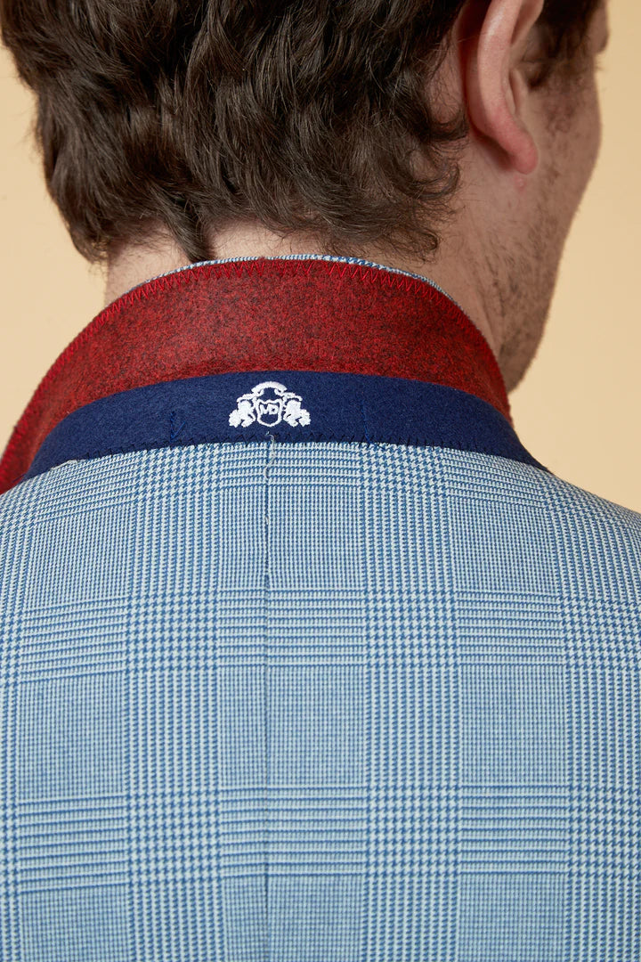 Men's Bromley Sky Blazer-Collar View