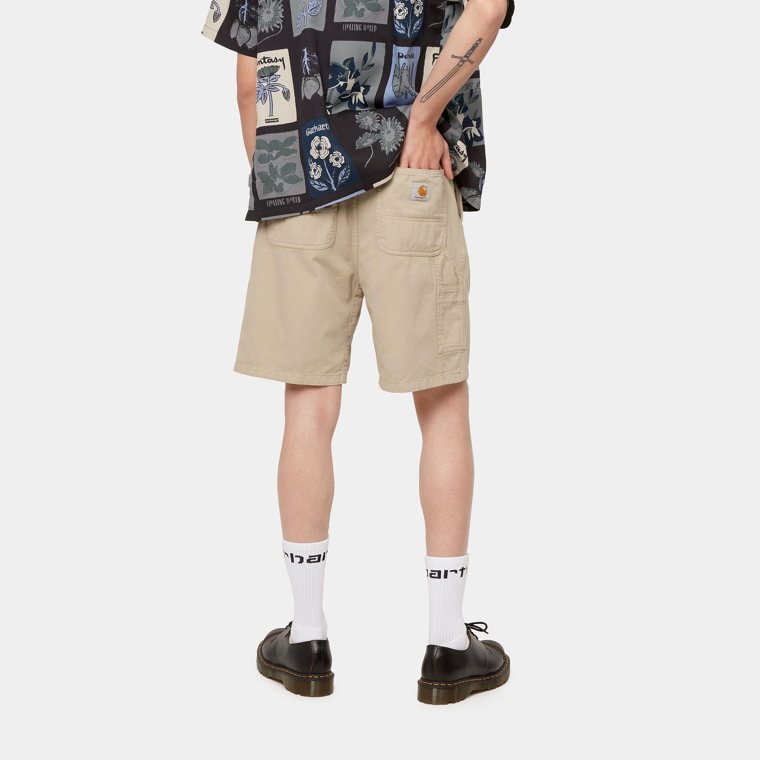 Men's Flint Short-Wall-Model Back View