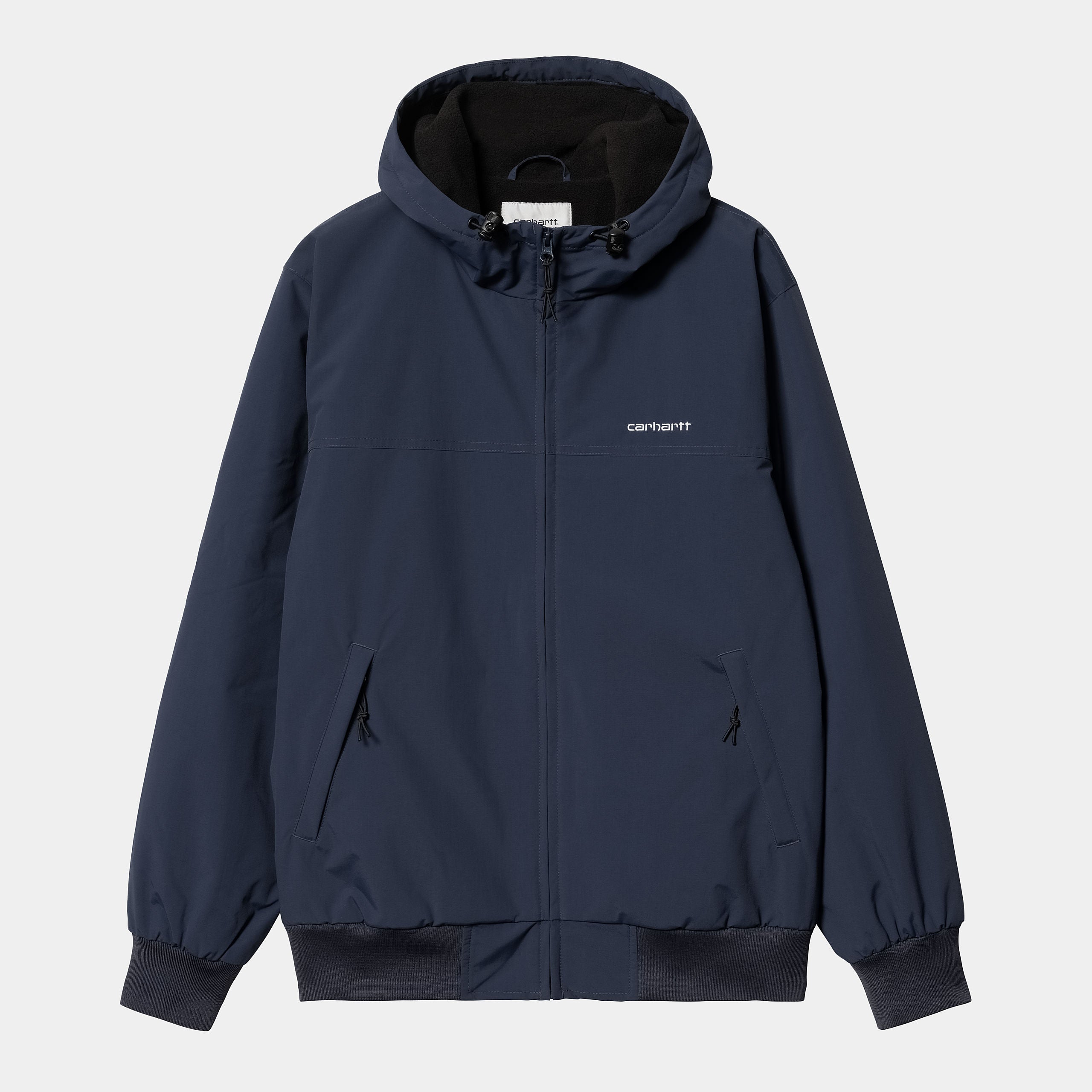 Carhartt WIP Hooded Sail Jacket-Air Force Blue / White Air Force Blue / White detail view