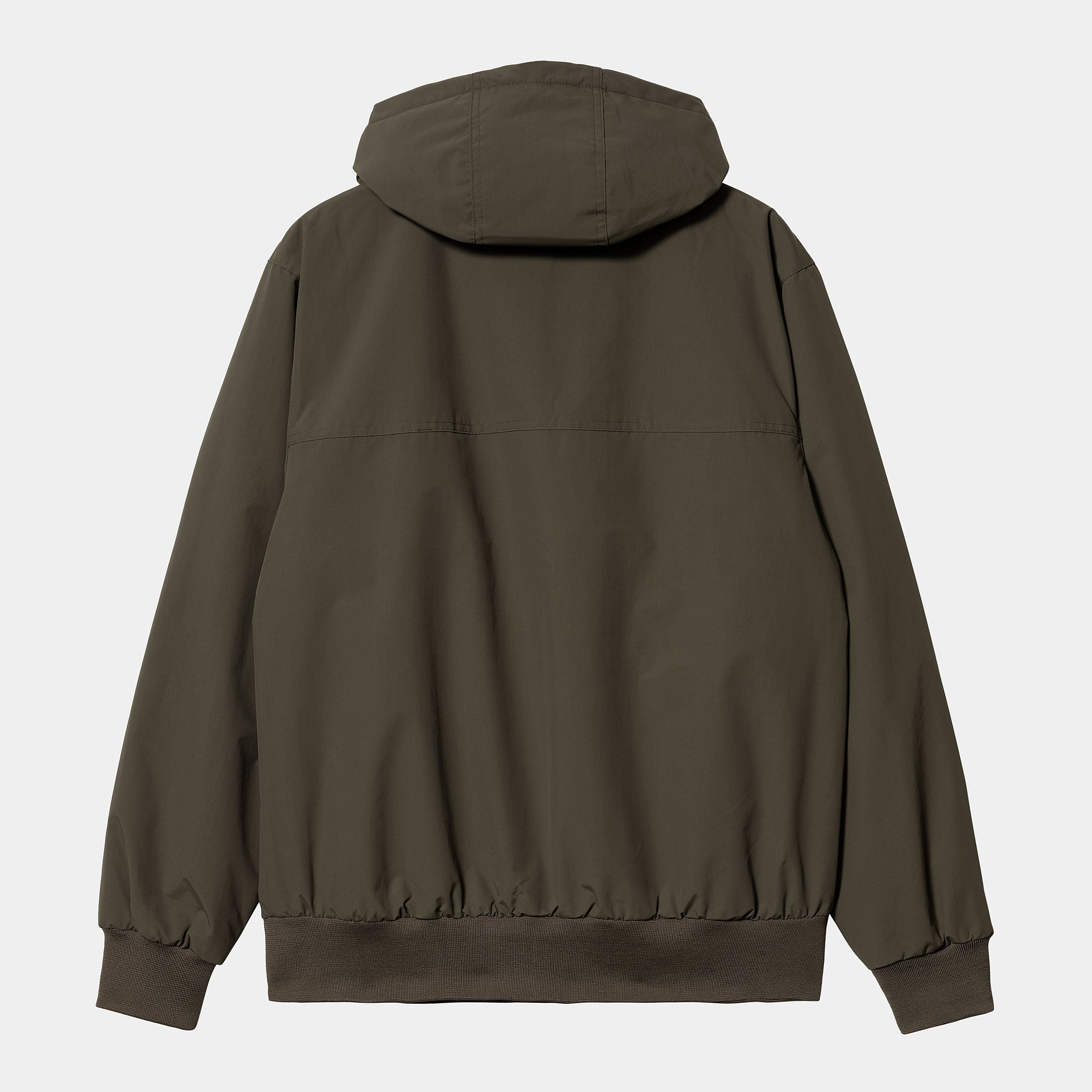 Men's Hooded Sail Jacket-Cypress / Black-Back View