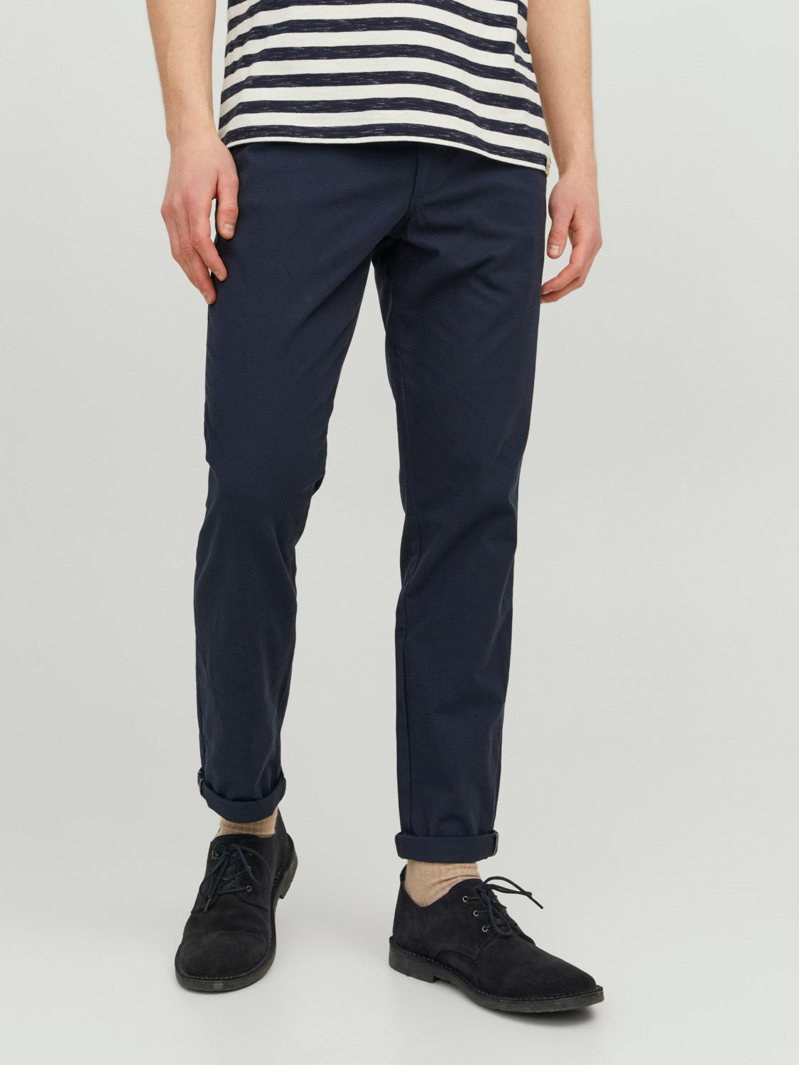 JACK & JONES Marco Fury Navy Chino NAVY BLAZER front view
