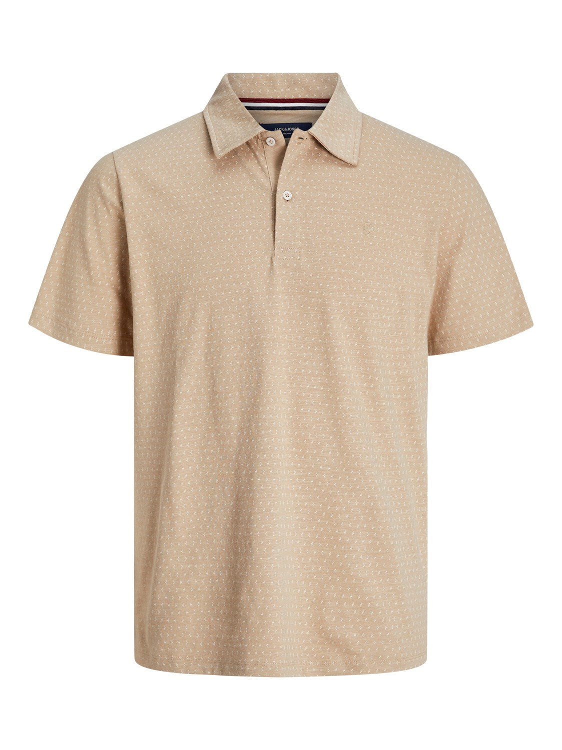 JACK JONES PREMIUM Rex Polo Shirt-Fields Of Rye Fields Of Rye front view