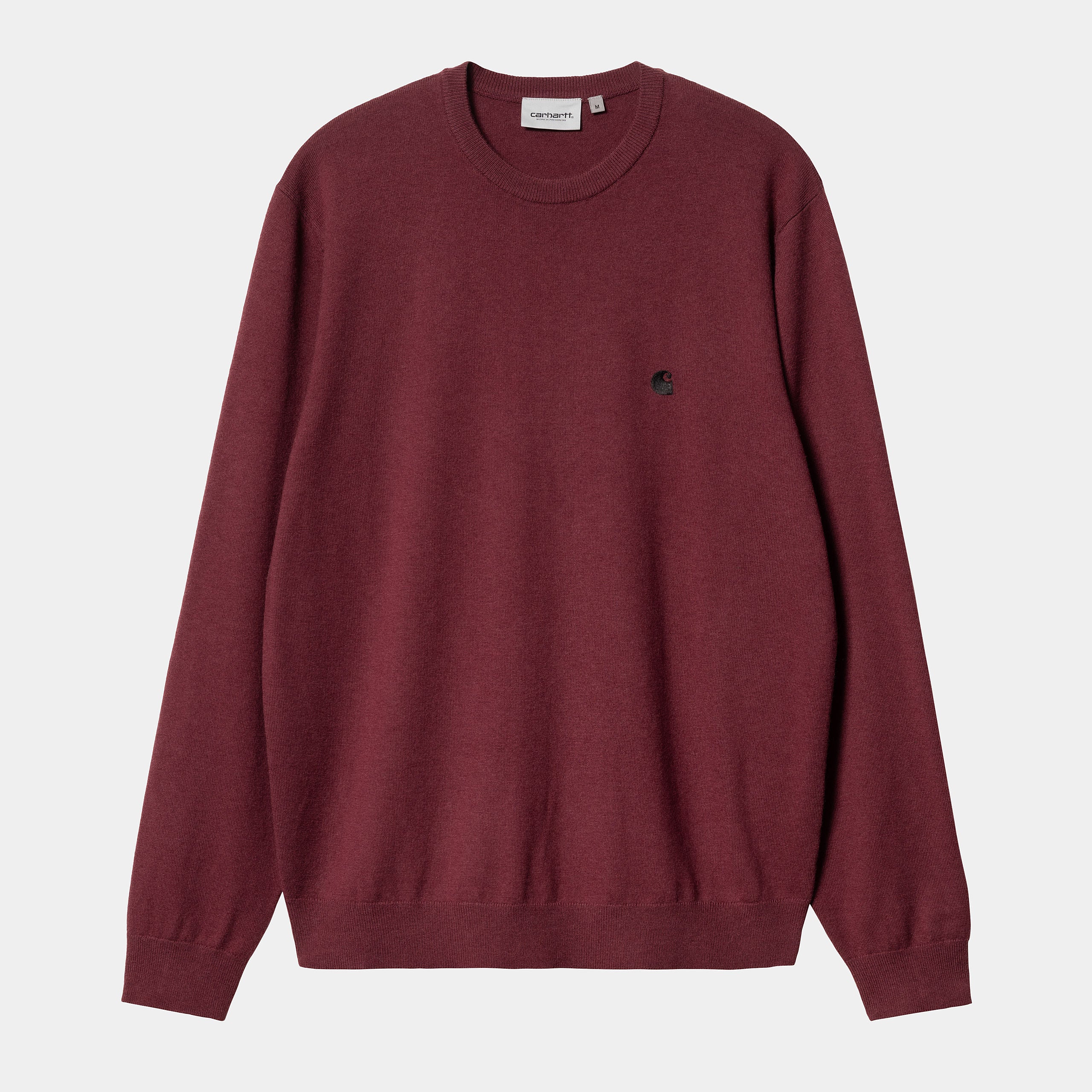 Carhartt WIP Madison Sweater-Malbec / Black Malbec / Black detail view