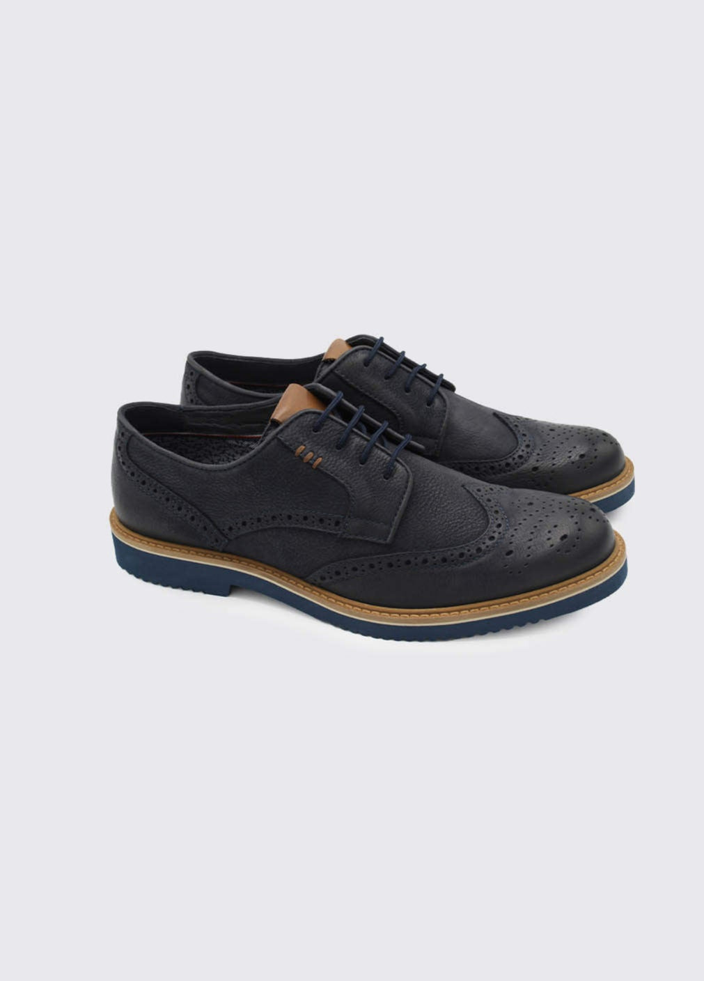 Dubarry Stan Navy Suede Shoes Navy front view