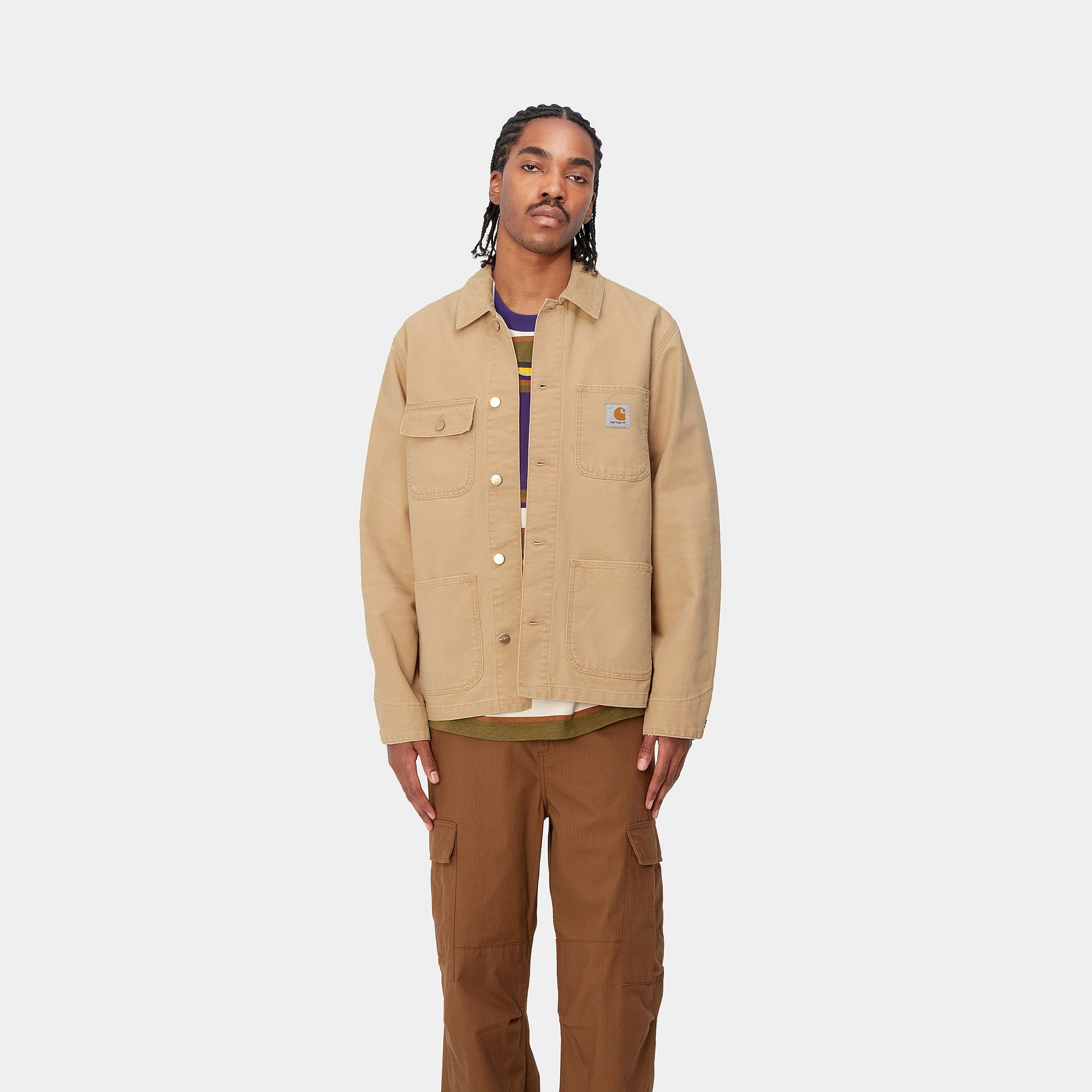 Carhartt WIP Michigan Bourbon / Bourbon Summer Coat Bourbon / Bourbon front view