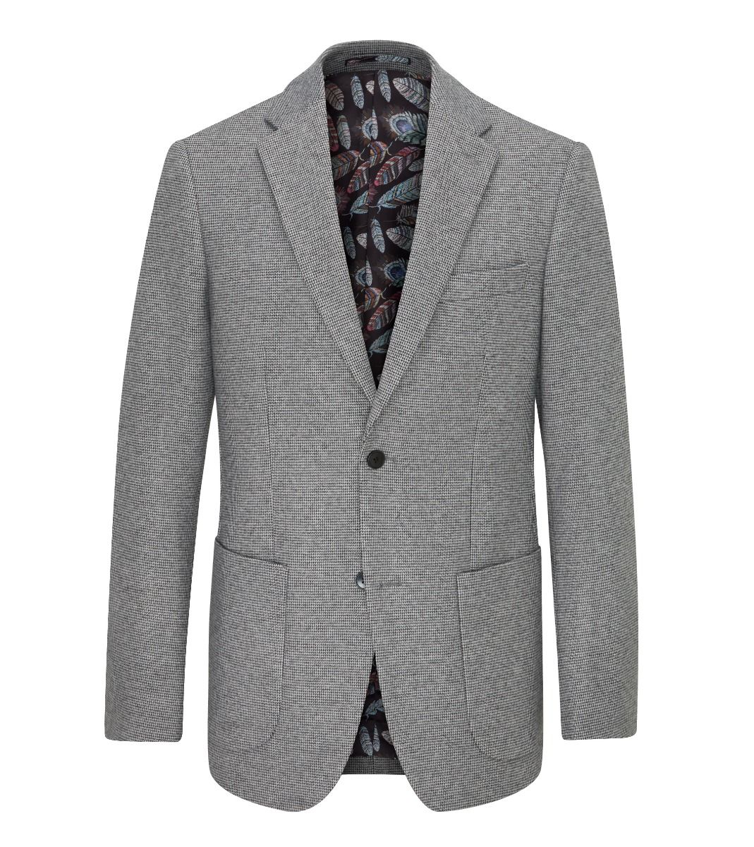 Skopes Hastings Tapered Fit Black Grey Blazer Black/Grey detail view