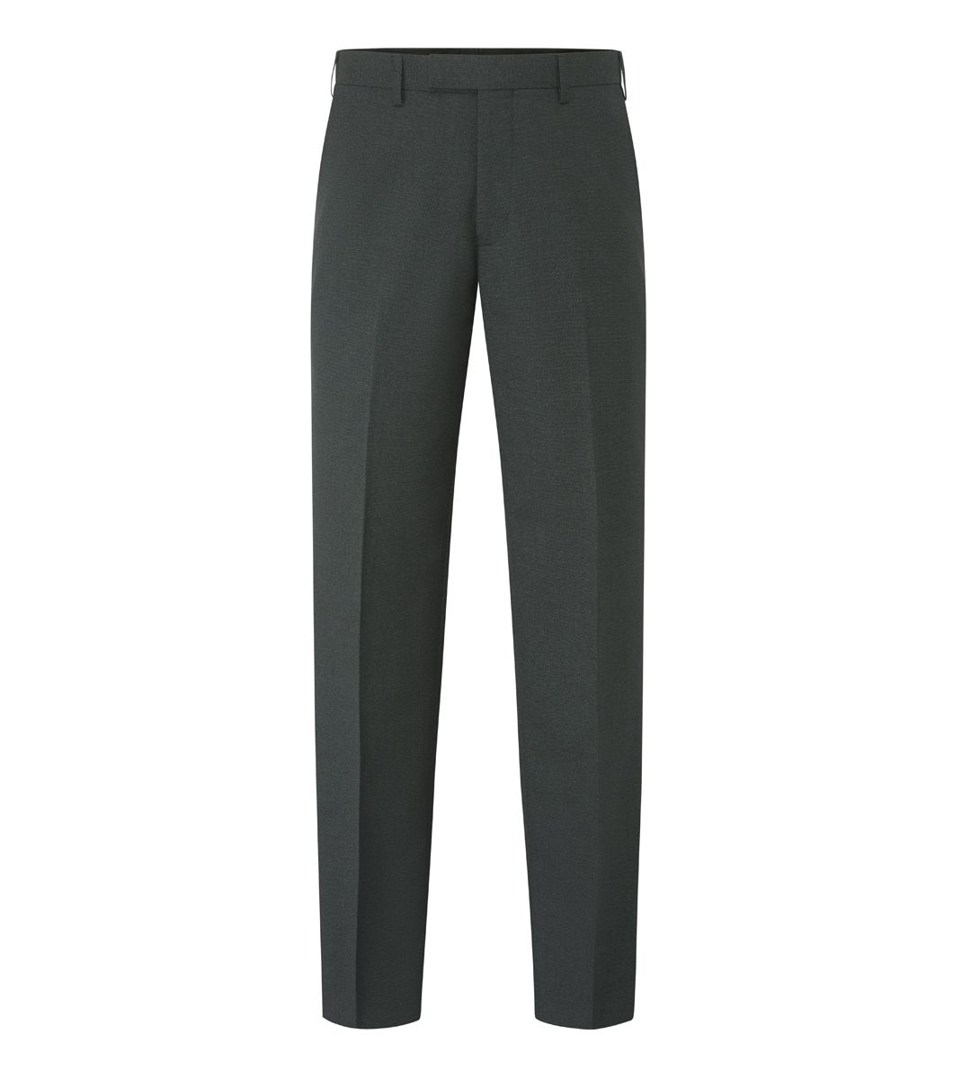 Men's Harcourt Green Tapered Suit Trousers-Ghost Front View