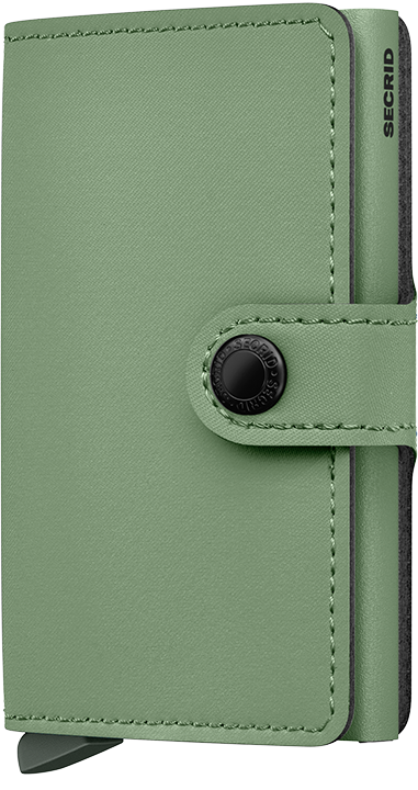 SECRID Secrid Yard Powder Pistachio Miniwallet Powder Pistachio front view