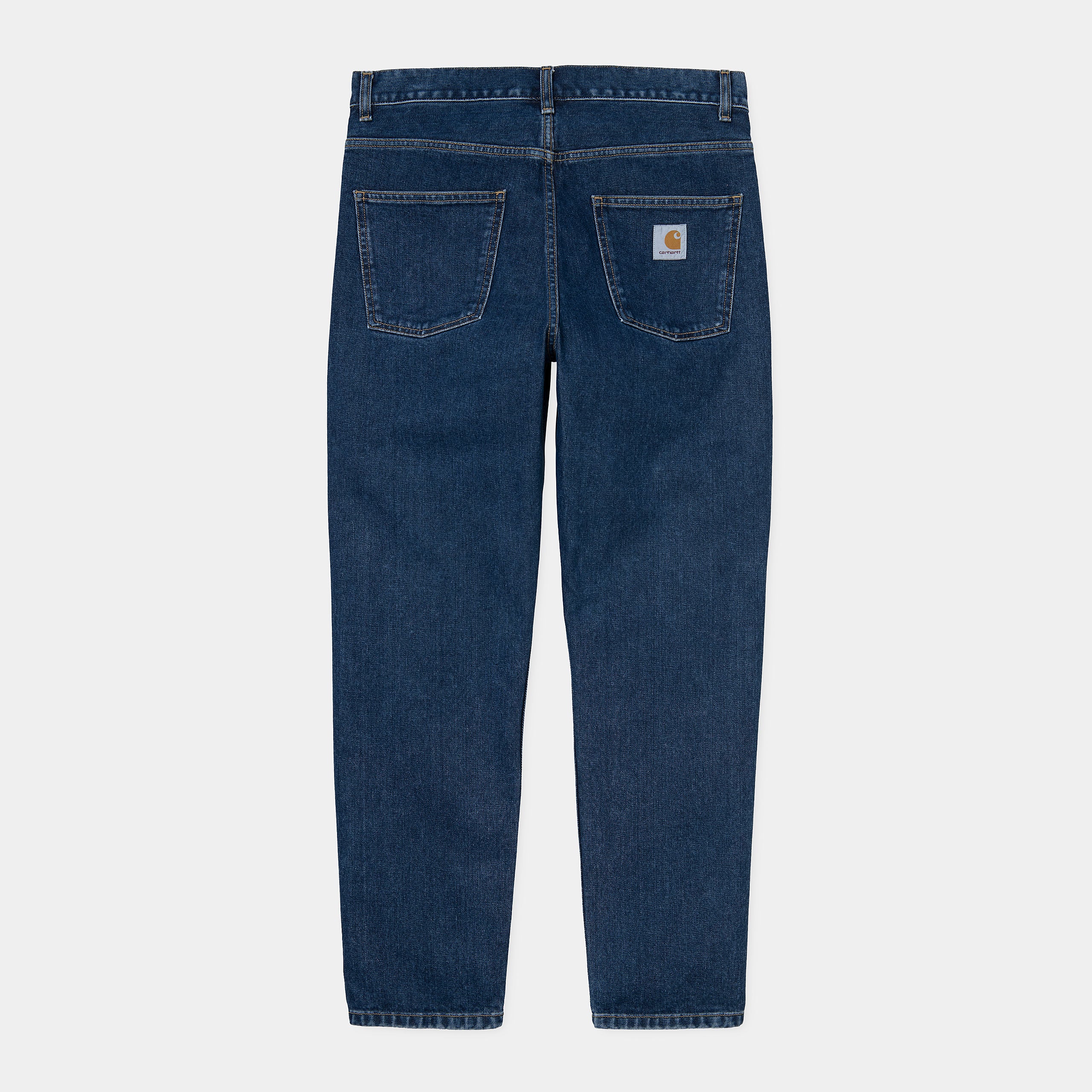 Carhartt WIP Newel Pant-Blue-Stone Washed Blue-Stone Washed back view