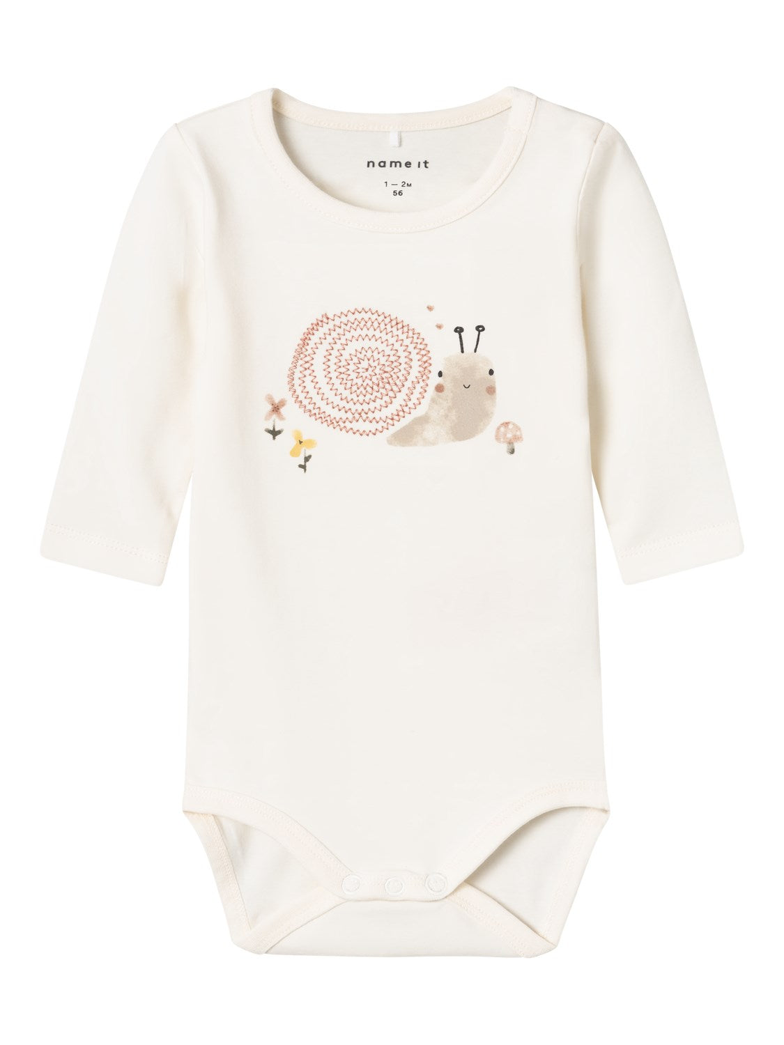NAME IT Bissie Long Sleeve Body-Jet Stream Jet Stream front view