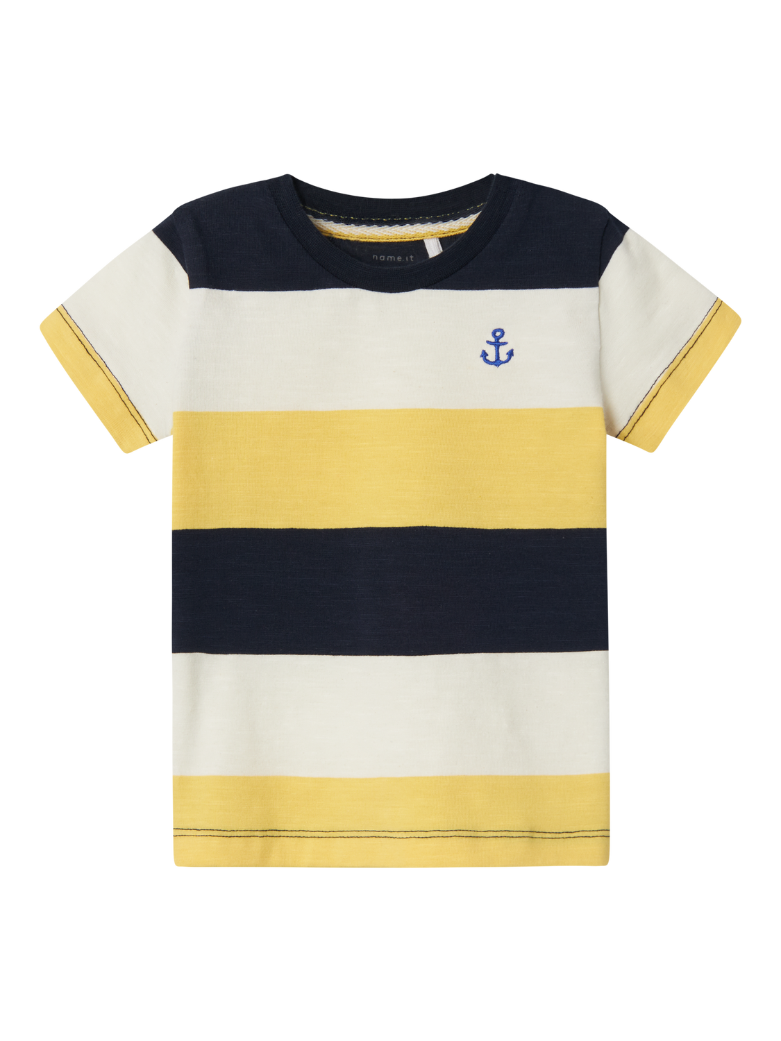 NAME IT Facts Short Sleeve Top-Dark Sapphire Dark Sapphire front view
