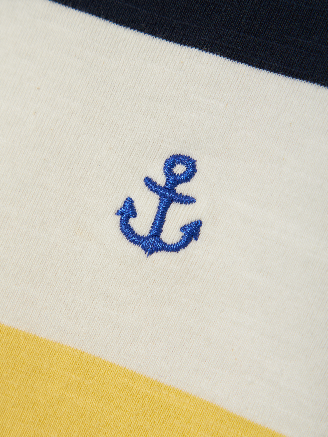 Boy's Facts Short Sleeve Top-Dark Sapphire-Close Up View