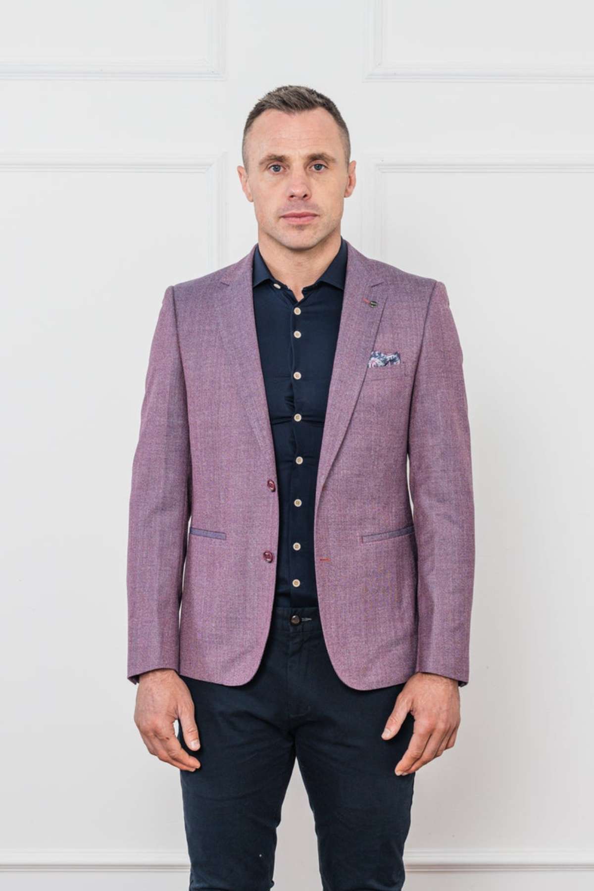 Men's Tommy Bowe Faldella Blush Blazer-Closer Front View