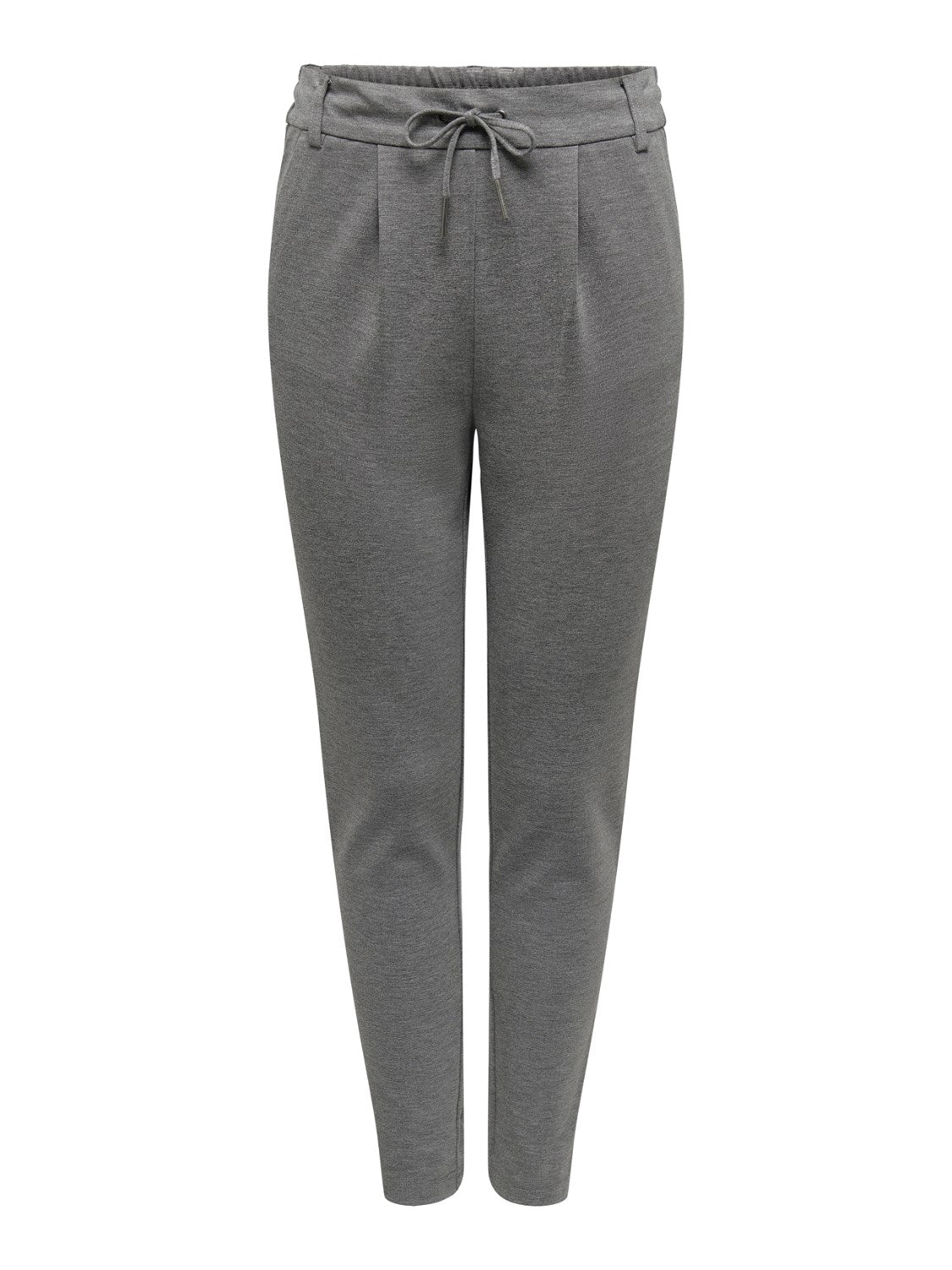 ONLY Poptrash Life Easy Colour Pant-Medium Grey Melange Medium Grey Melange front view