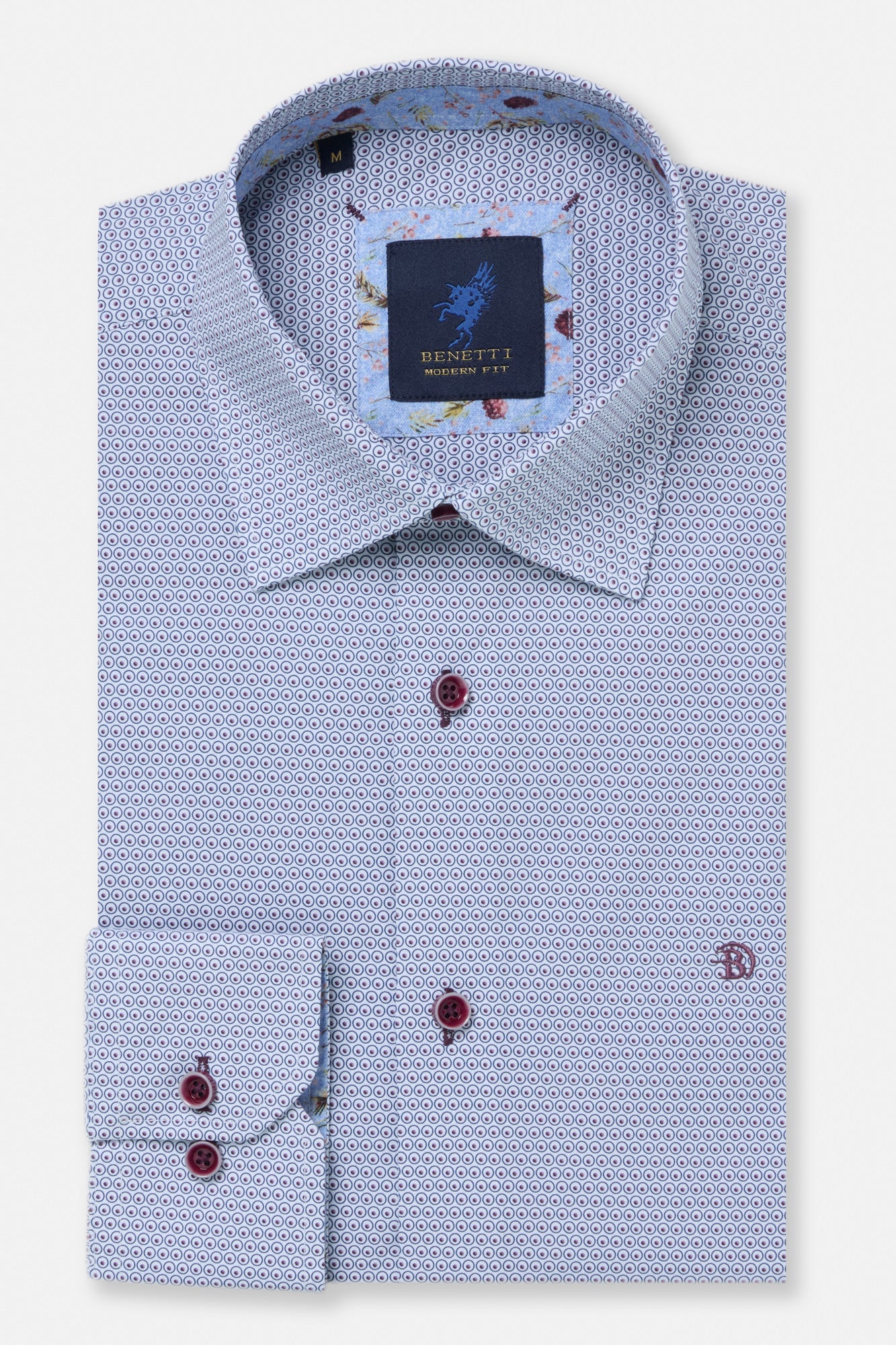 BENETTI Cole Plum Shirt Plum front view