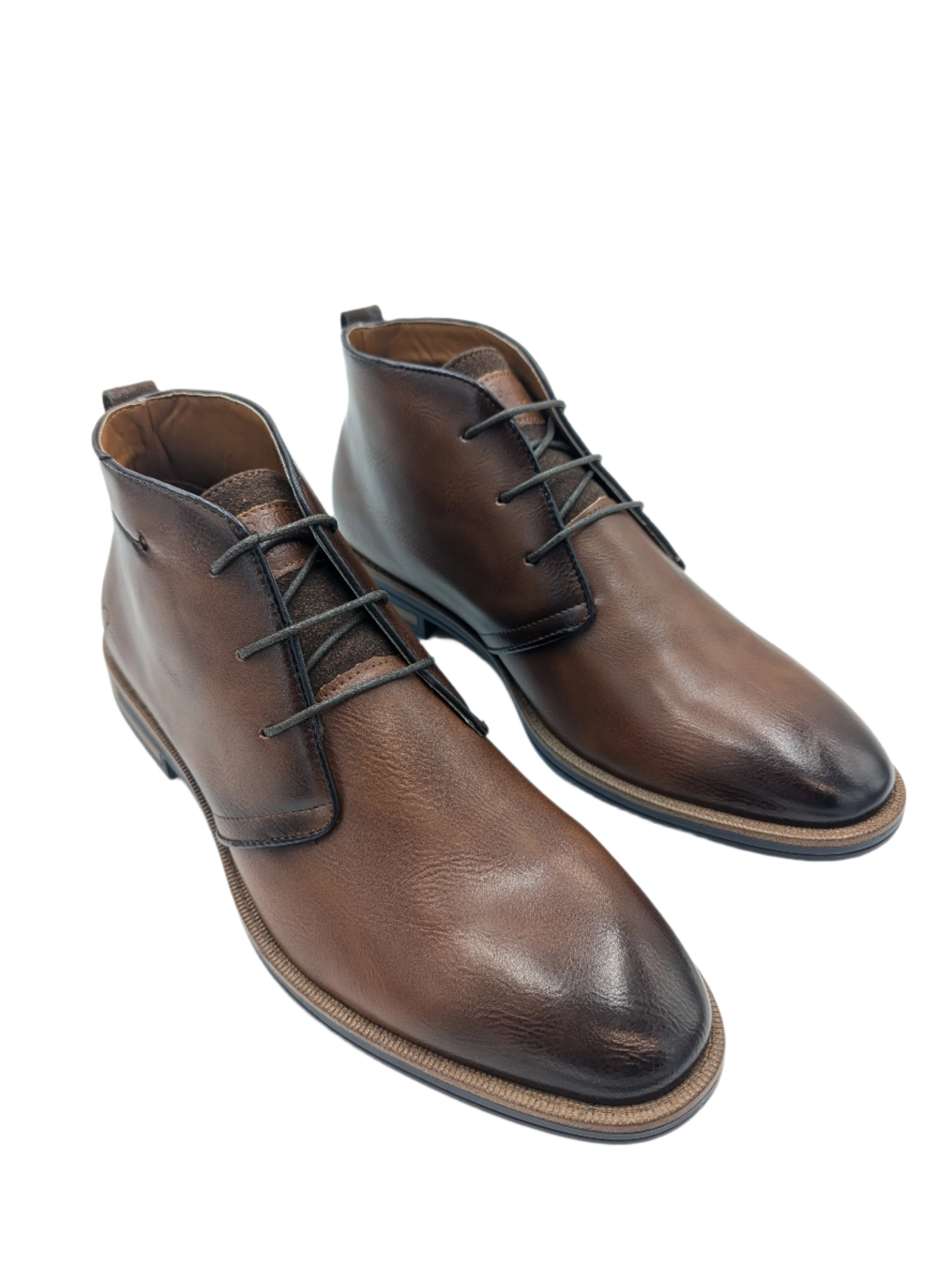 Dunkirk Cognac Marcozzi Boot-Side view