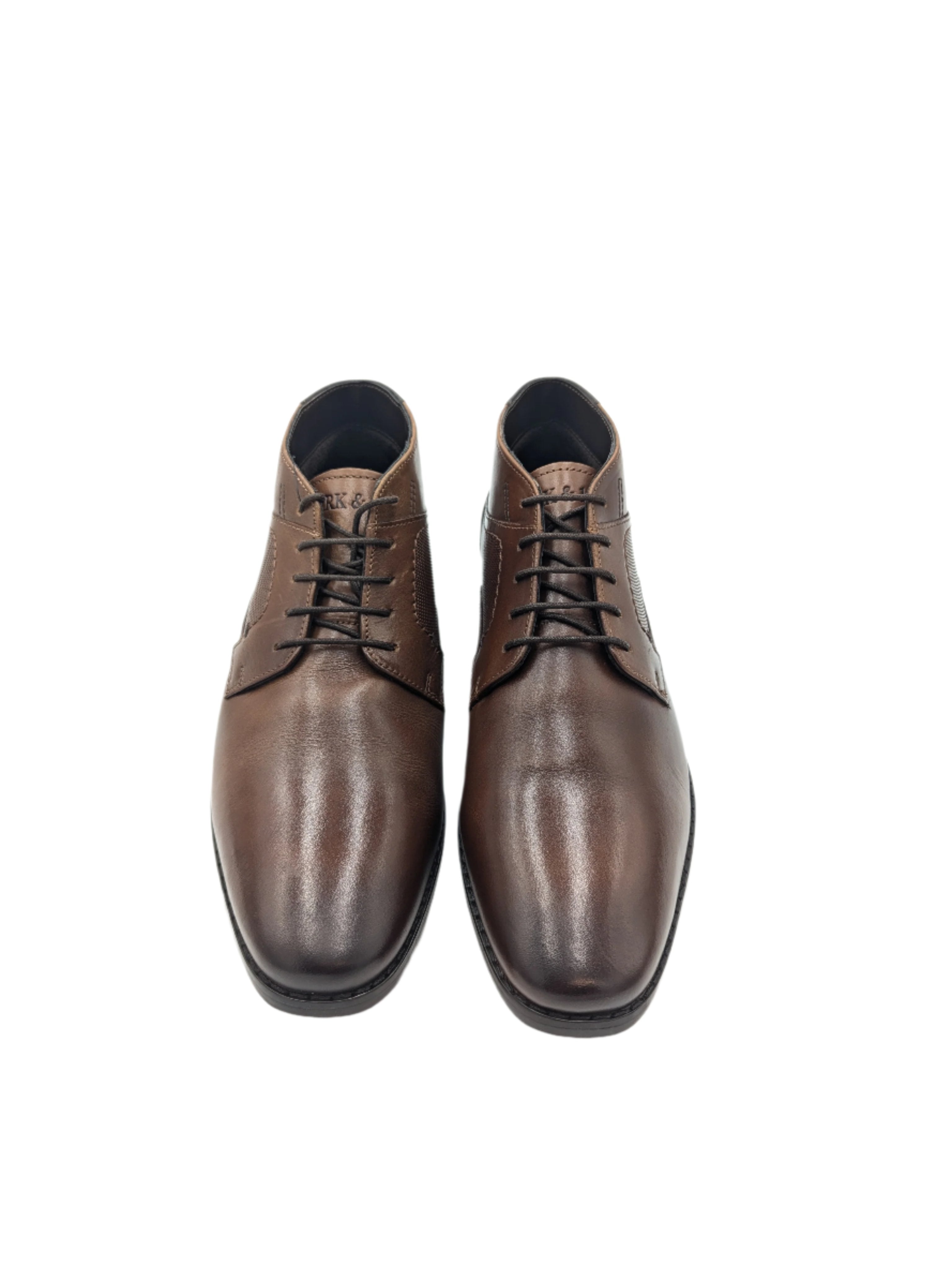Men's Woodhaven Chestnut Ankle Boot-Front View