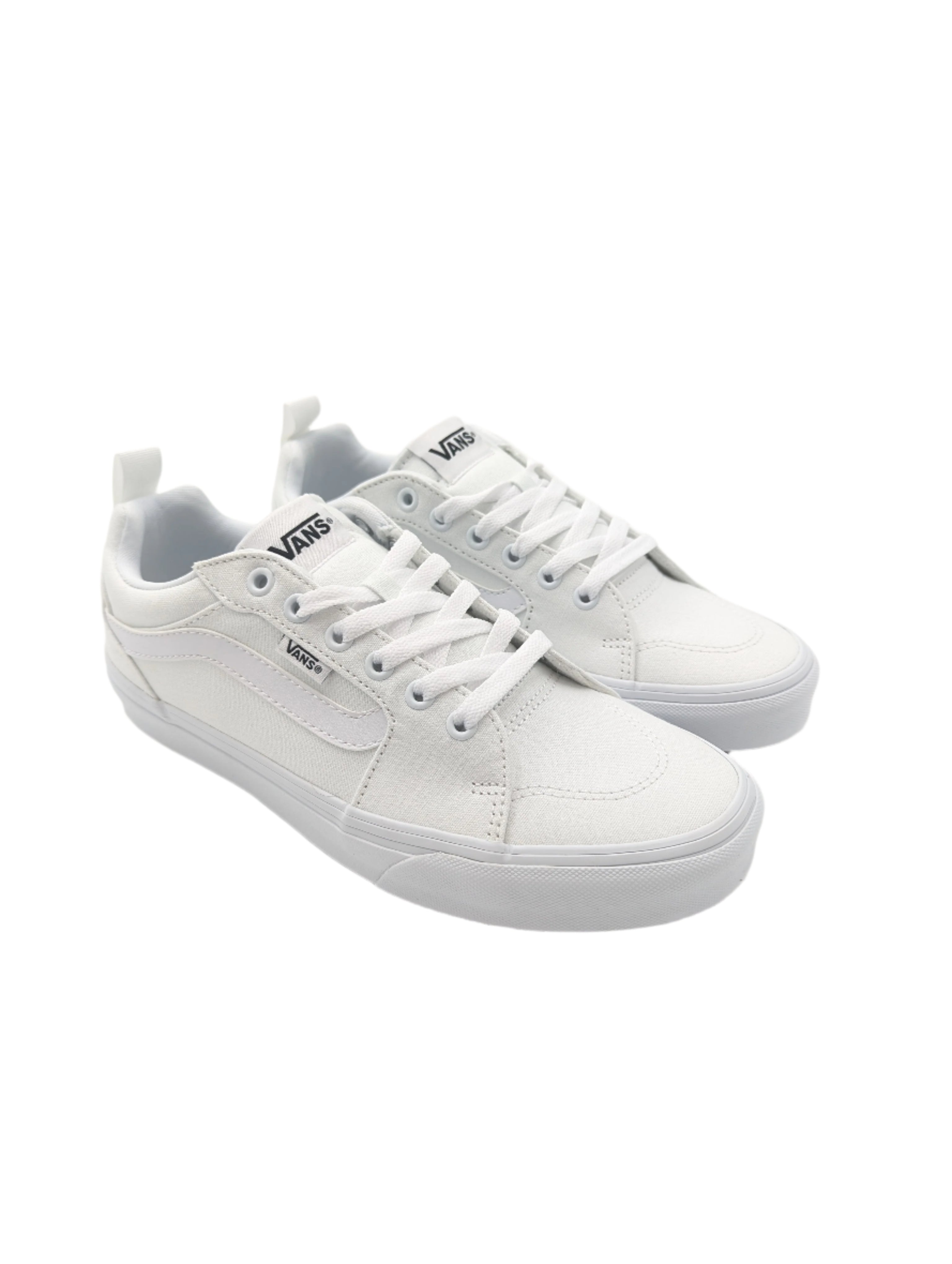 VANS Filmore Canvas White/White Trainers White/White front view