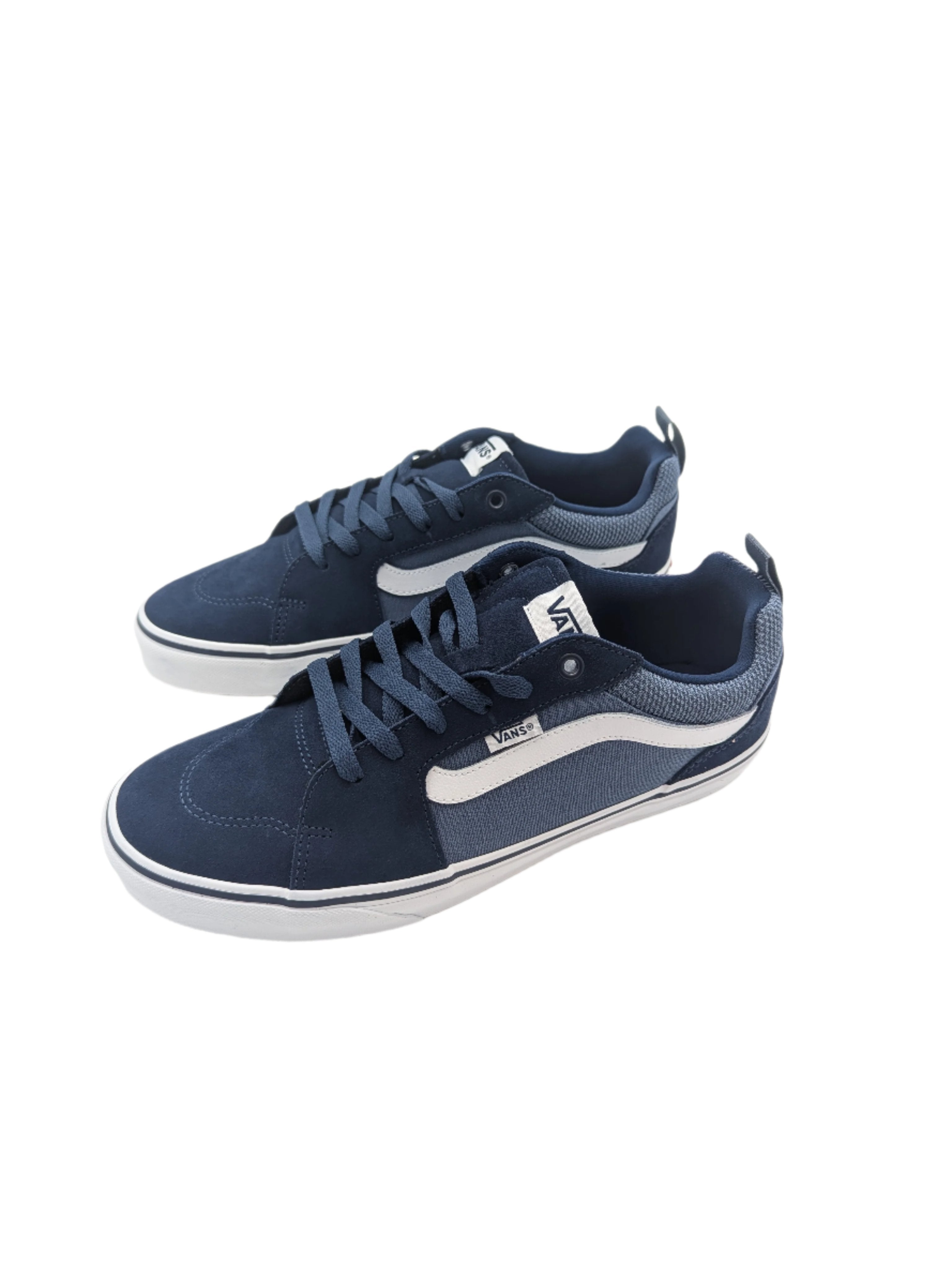 VANS Filmore Dress Blue Trainer Dress Blue model front view