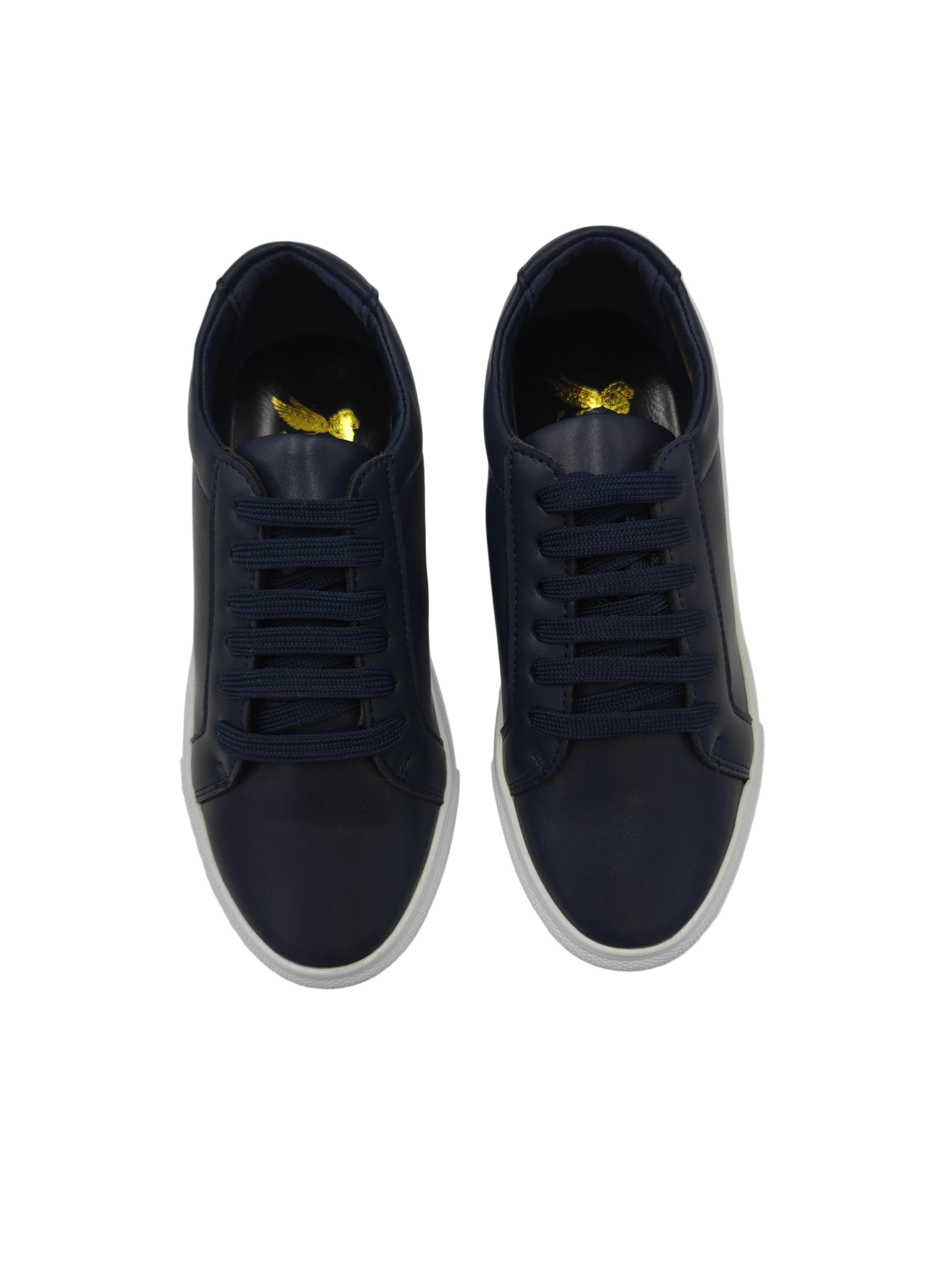 Marcozzi Boyswear Sicily Kid Boy Navy Trainer Navy flat front view