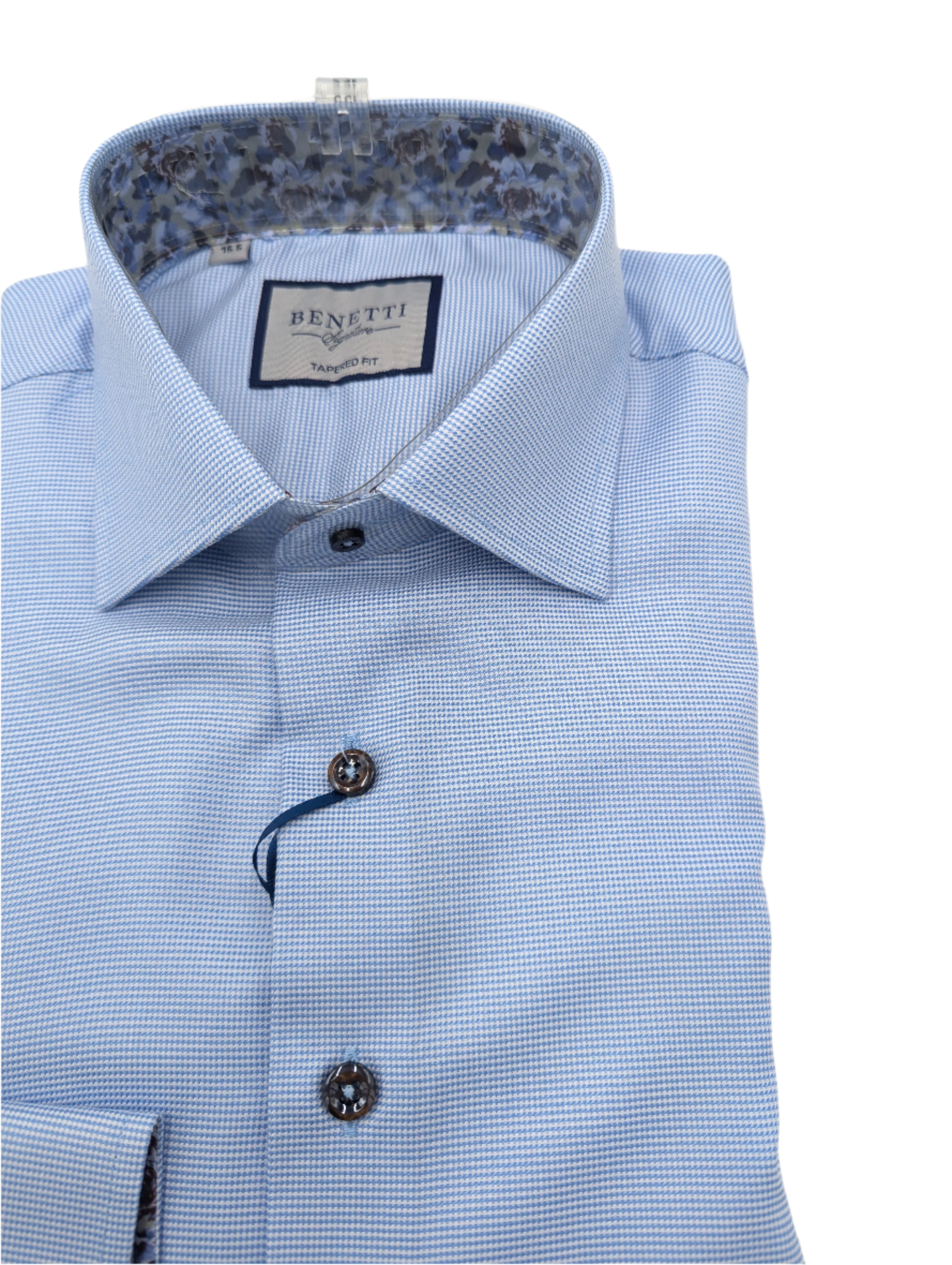 BENETTI Keith Sky Shirt Sky detail view