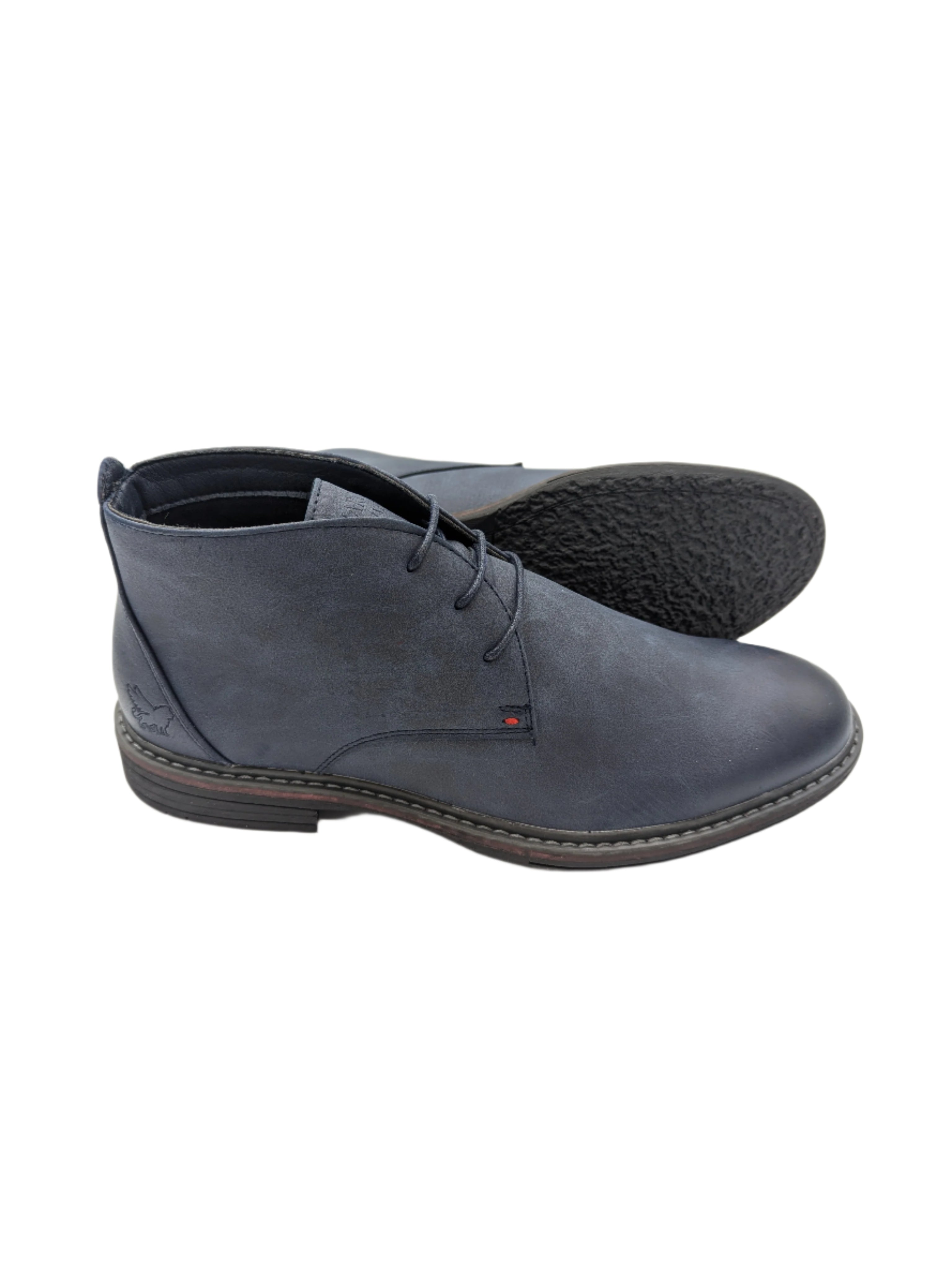 Marcozzi Metz Cobalt Chukka Boot Cobalt model front view