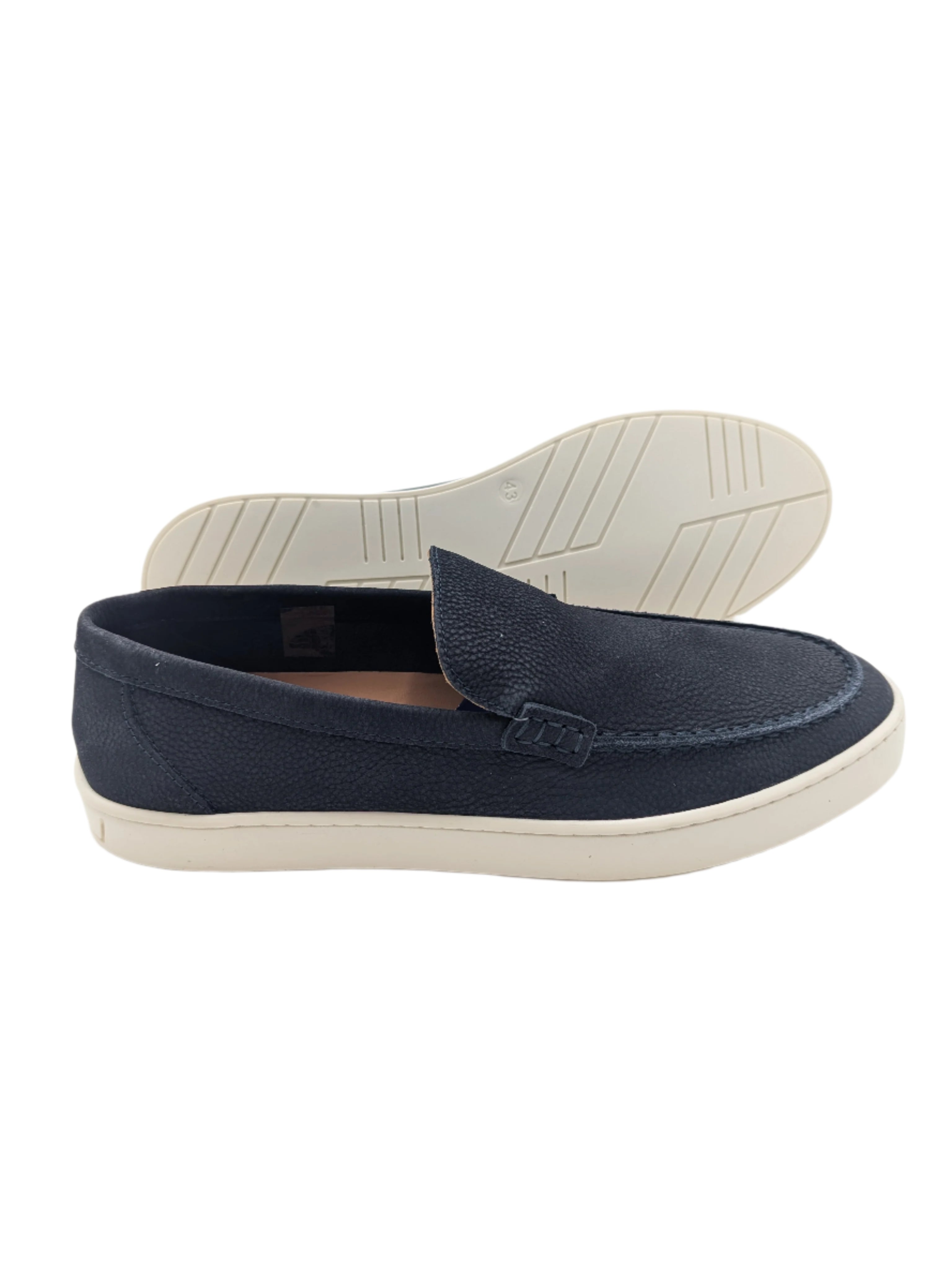 Sand Slip On Navy Shoe_Sole view