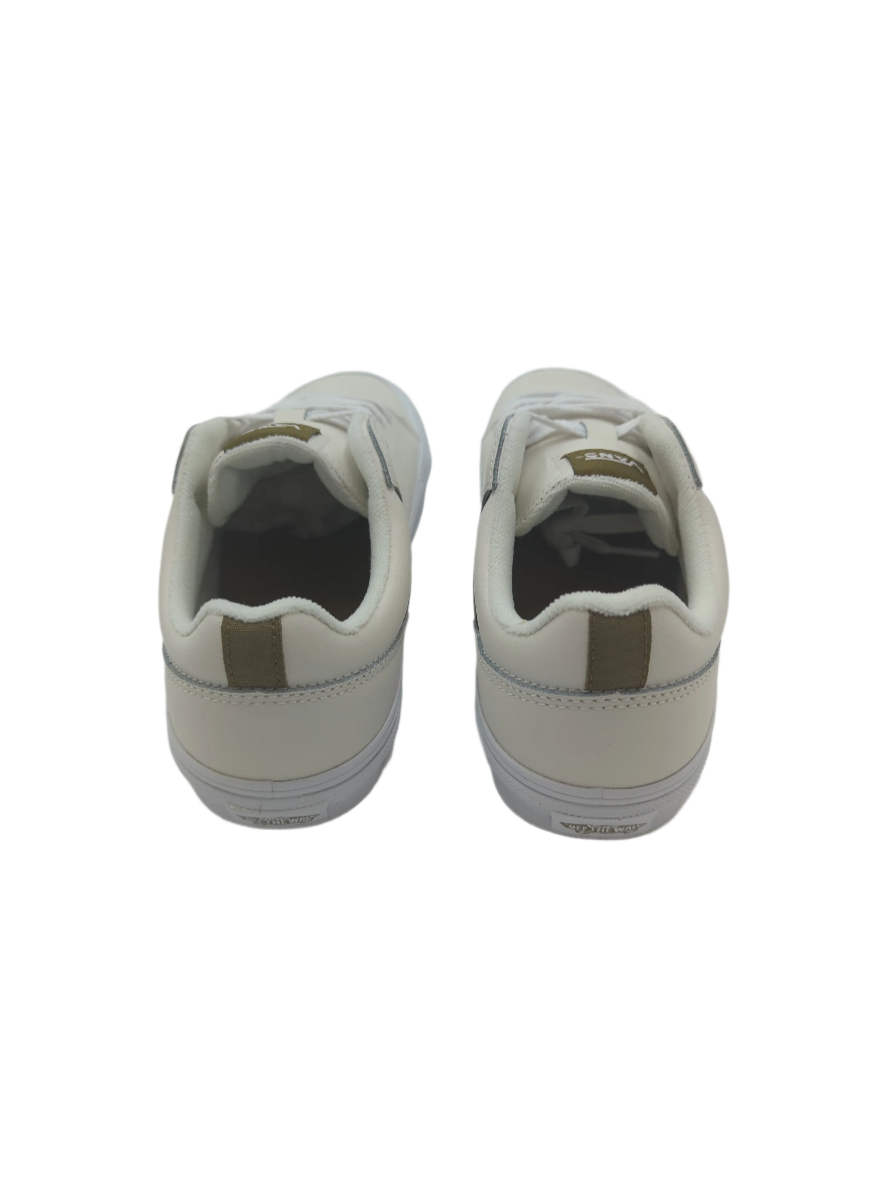 Vans Womens Womens Off White/Green Seldon Sneaker OFF WHITE back view